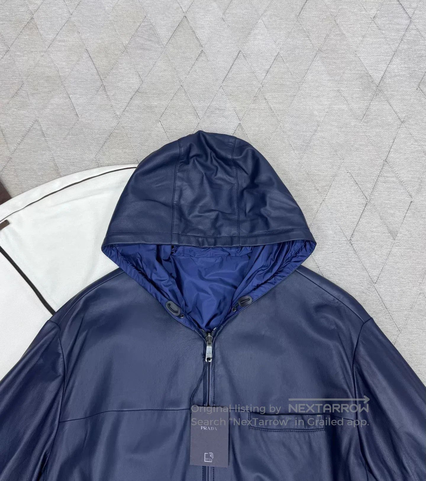 Prada Prada New Leather Jacket Autumn Winter. Size US L / EU 52-54 / 3 - 4 Thumbnail