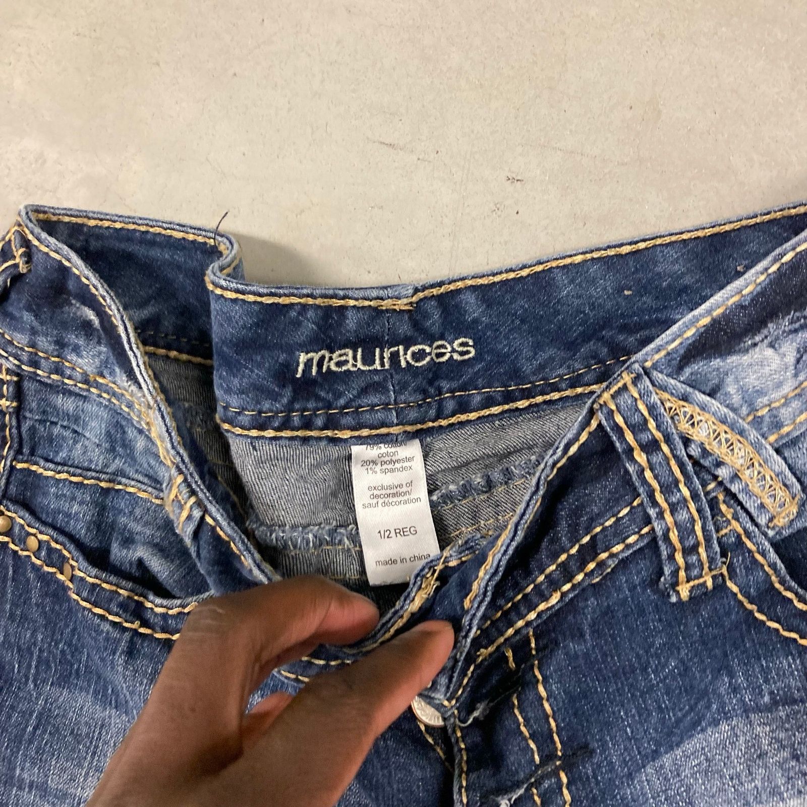 Vintage Y2K Maurice’s low rise bootcut jeans 30x31 Size 26" / US 2 / IT 38 - 5 Thumbnail