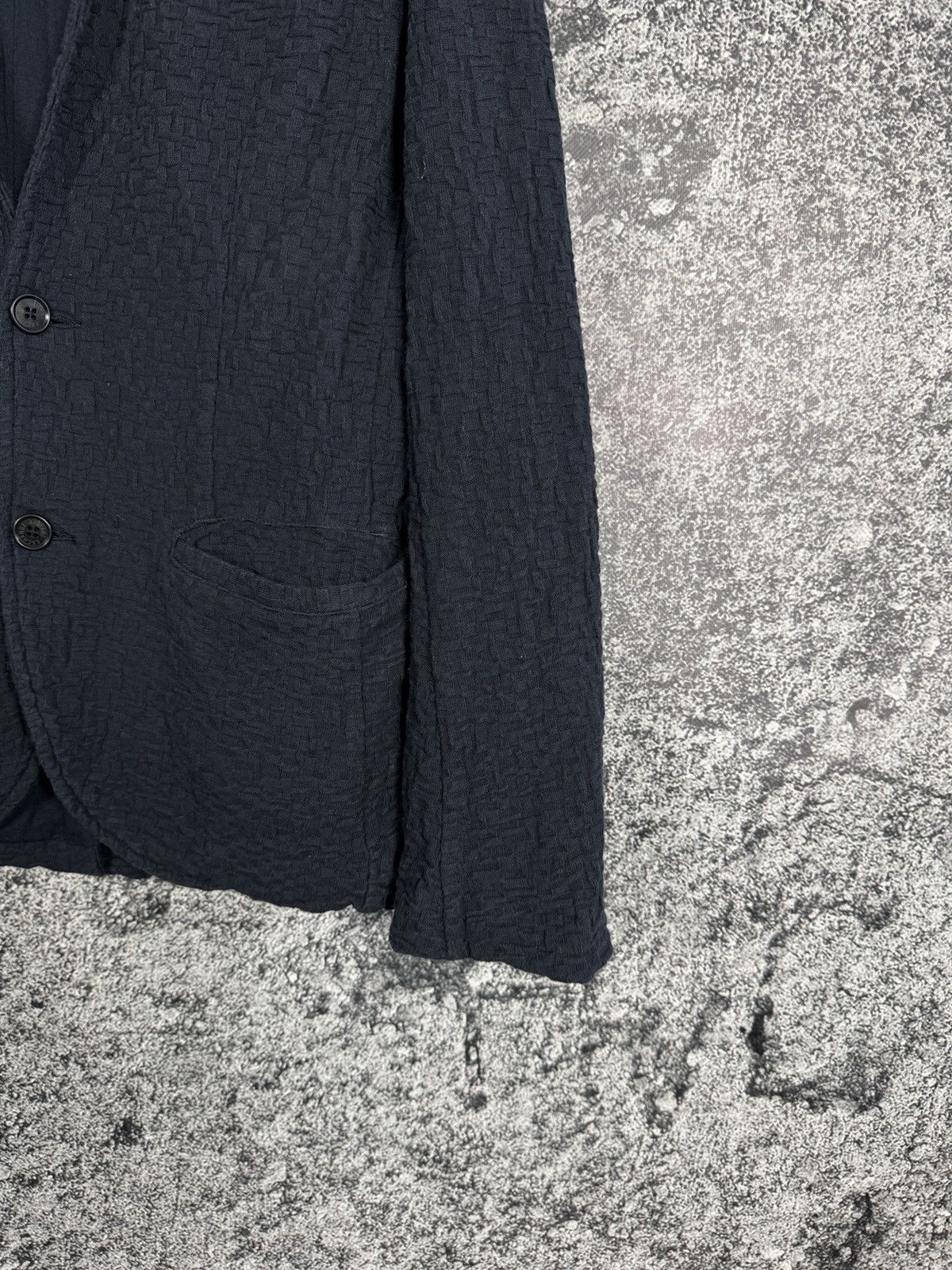 Armani Exchange Men’s Armani Exchange Crinkle Textured Blazer Jacket Size M Size 42R - 5 Thumbnail