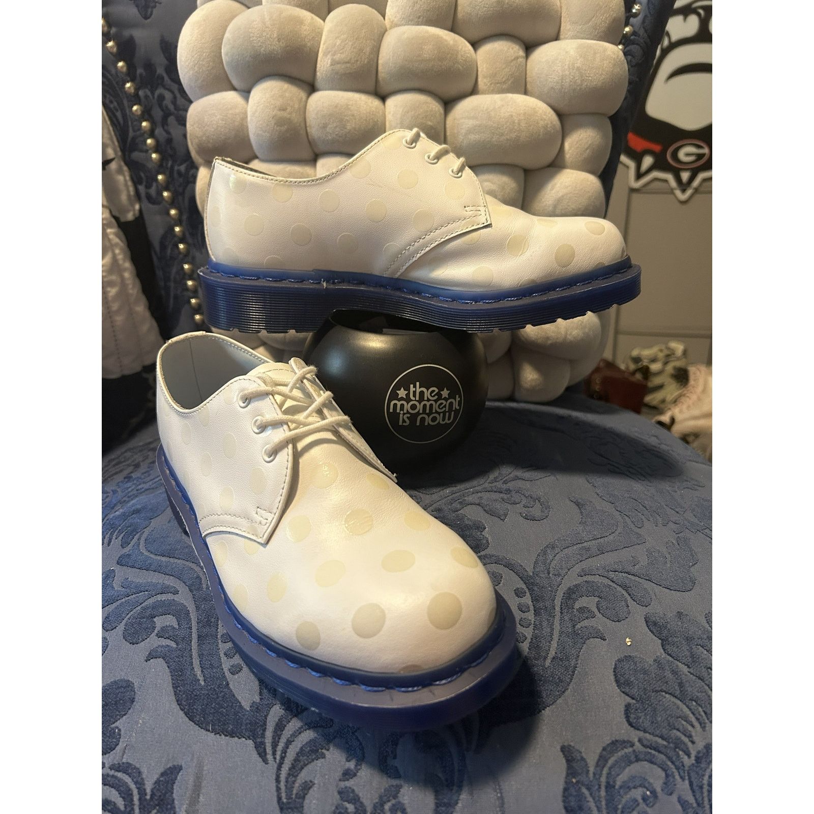 Dr. Martens Very Rare! Dr Martens x Colette White Polka Dot size 7/EU 38 Size US 7 / IT 37 - 1 Thumbnail