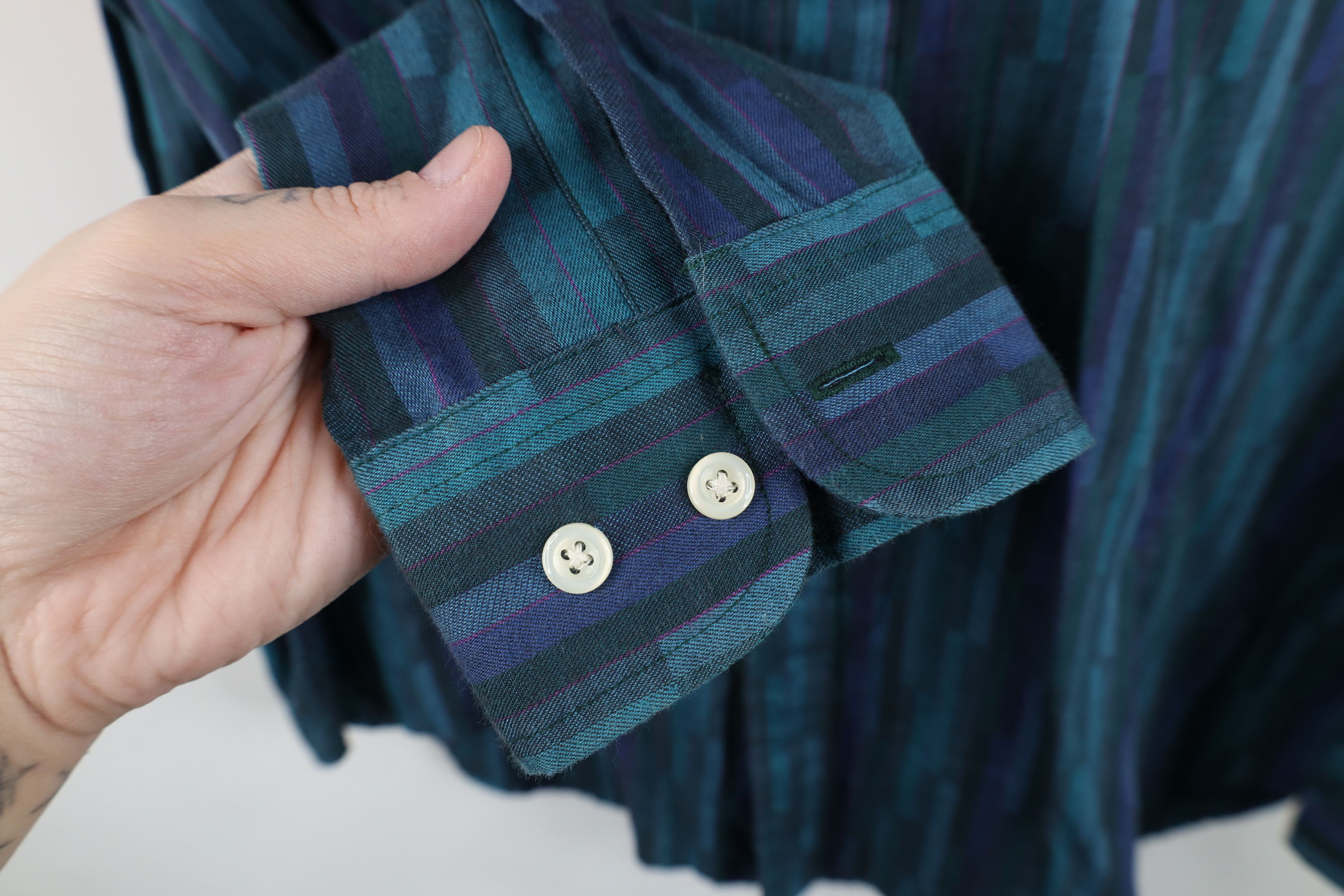Vintage Vintage 80s 90s Streetwear Collared Button Down Shirt Size US M / EU 48-50 / 2 - 4 Thumbnail