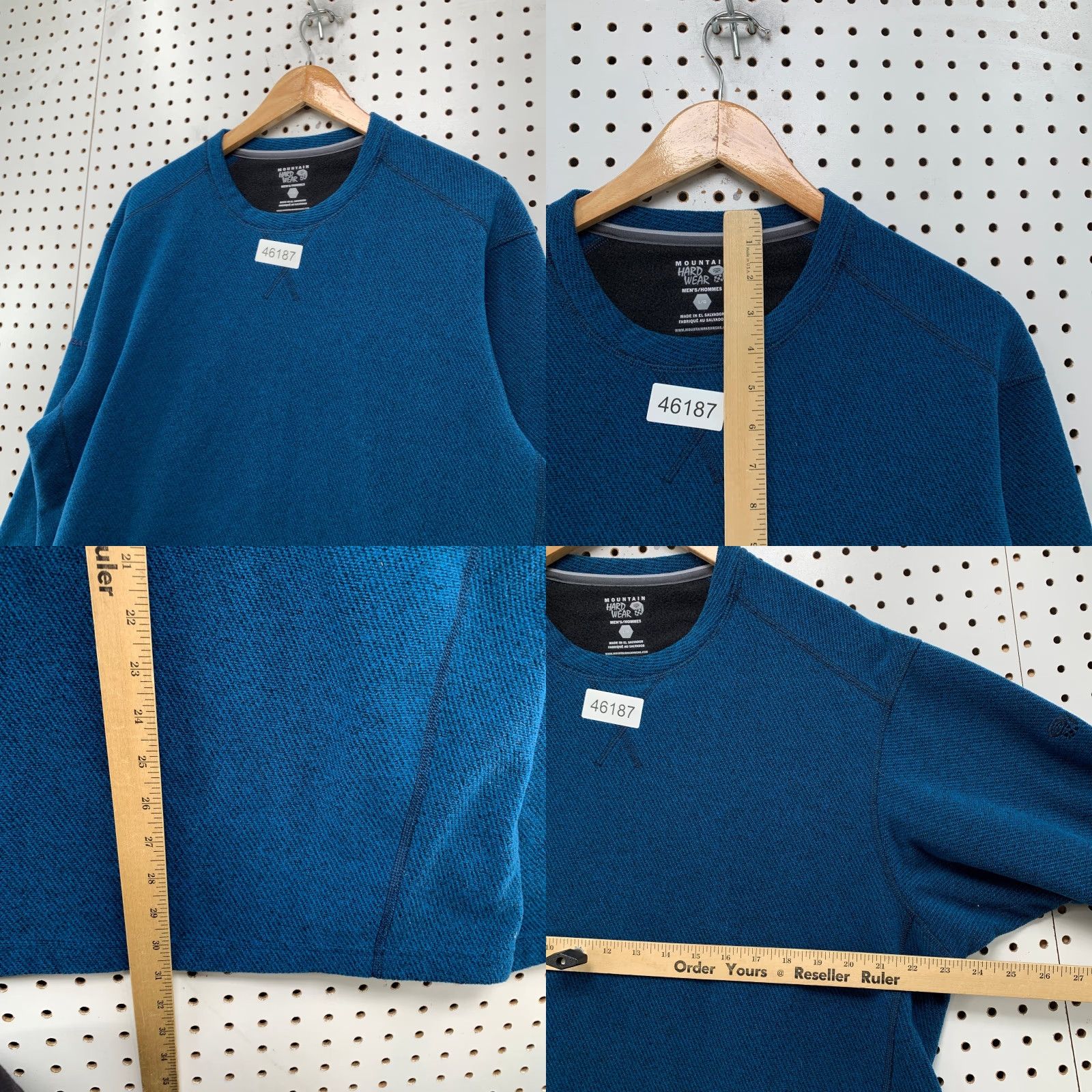 Mountain Hardwear Mountain Hardwear Sweater Mens Large Blue Fleece Lined Outdoor Hiking Casual Size US L / EU 52-54 / 3 - 8 Thumbnail