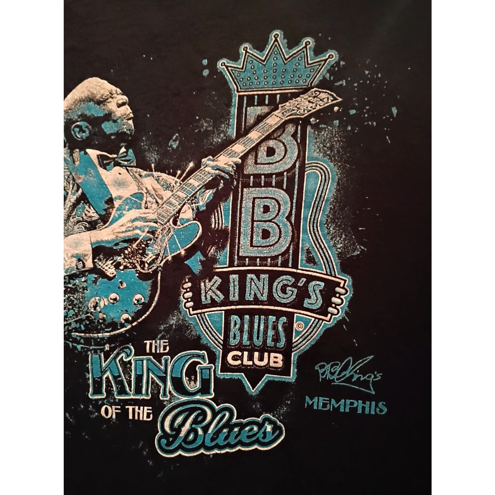 Vintage VINTAGE BB King Blues Club Memphis Gift Store T Shirt Size S Men Black Short Sleeve Cotton Blues Music Shirt Mens Size US S / EU 44-46 / 1 - 2 Thumbnail
