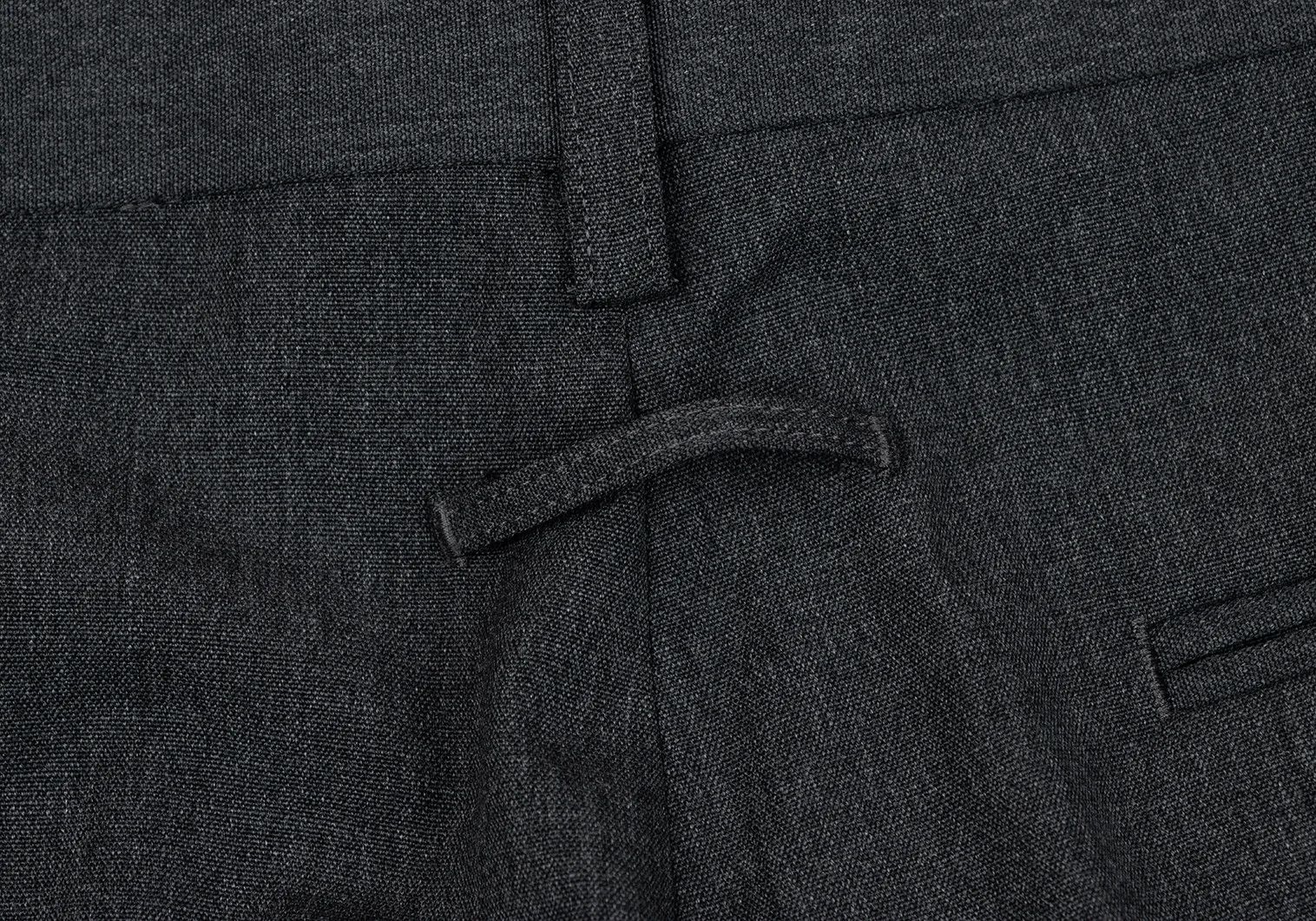 Jean Paul Gaultier Wool Straight Pants in Gray, Size 48 Size US 32 / EU 48 - 8 Thumbnail
