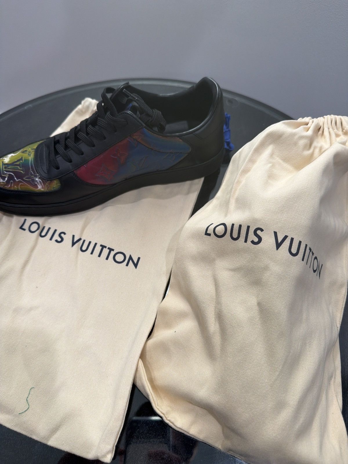 Louis Vuitton Louis Vuitton Iridescent Monogram – Black Rainbow LV Size US 9 / EU 42 - 5 Thumbnail