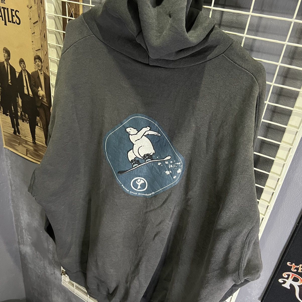 Santa Cruz Skateboards “VINTAGE” SANTA CRUZ SNOWBOARDS DISTRESS HOODIE Size US XL / EU 56 / 4 - 16 Thumbnail