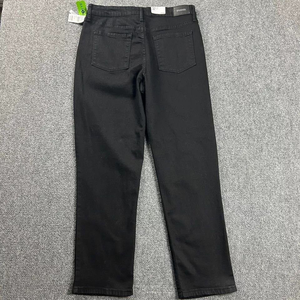 Rsq × Vintage RSQ Jeans Womens 32 Black Vintage Mom Denim NWD Size 32" / US 10 / IT 46 - 5 Thumbnail