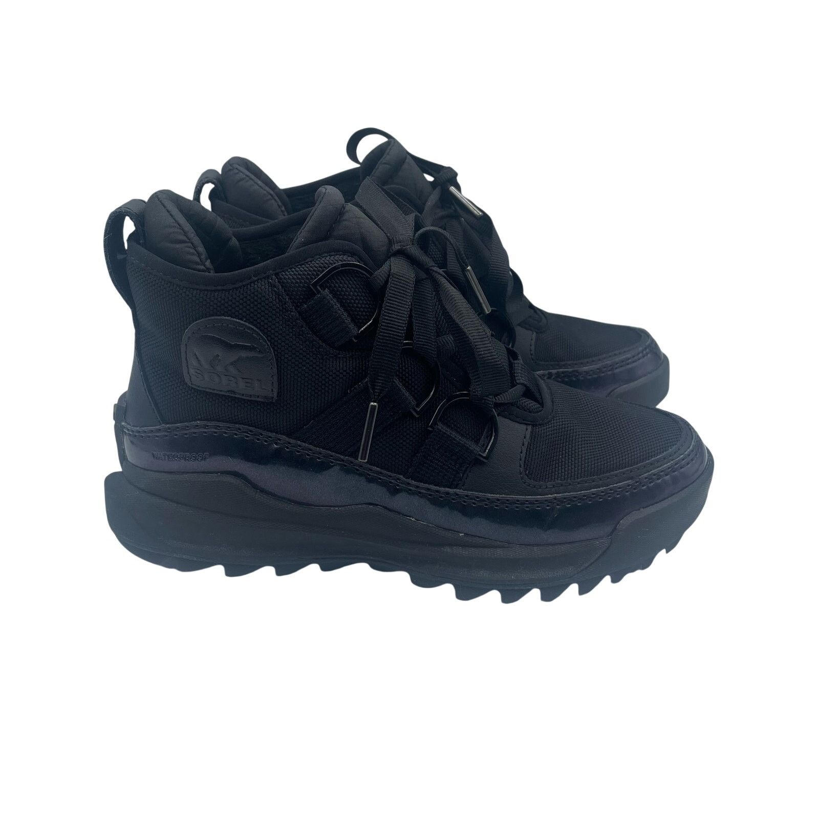 SOREL Sorel ONA Chukka Waterproof Boots Black Winter Faux Fur 6 Size US 6 / IT 36 - 2 Thumbnail