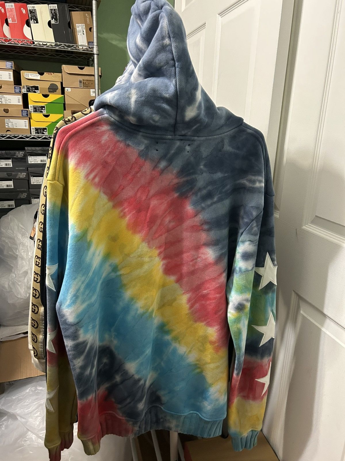 Amiri Amiri tie dye heavy star patch hoodie Size XL Size US XL / EU 56 / 4 - 3 Thumbnail