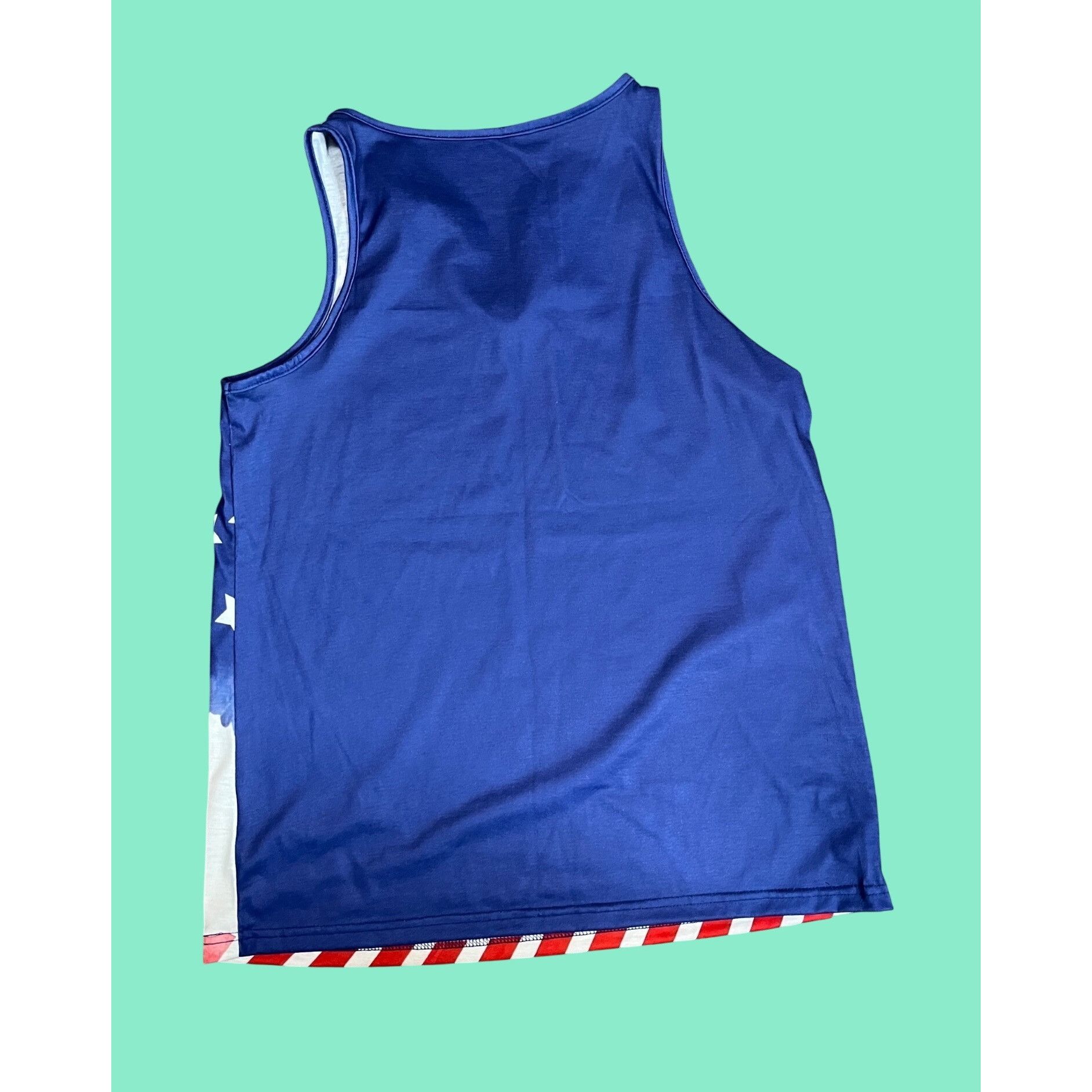 Other Patriotic Stars & Stripes Sleeveless Tank Top Womens Medium Size M / US 6-8 / IT 42-44 - 2 Thumbnail