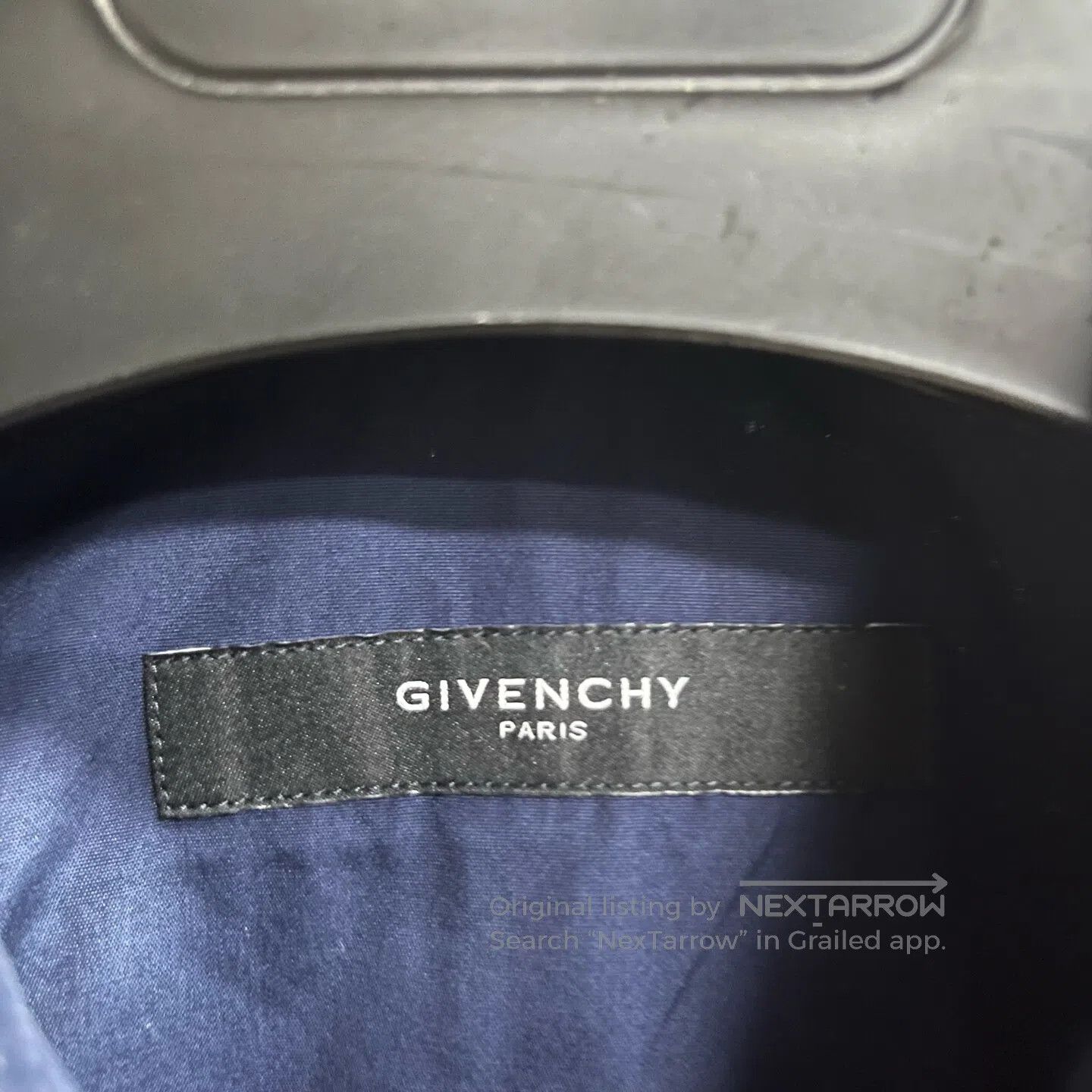 Givenchy Givenchy Long-sleeved shirt with a blue embroidered collar Size US L / EU 52-54 / 3 - 2 Thumbnail