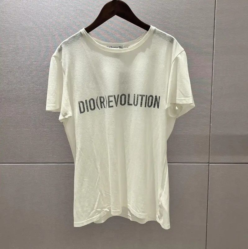 Dior Dior White Cotton Graphic T-Shirt 0089 Size XS / US 0-2 / IT 36-38 - 1 Thumbnail