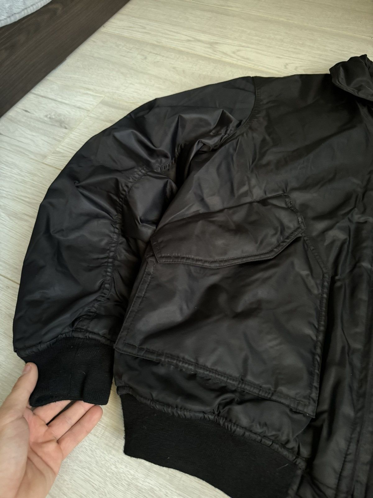 Vintage Vintage CWU Intermediate Oversize MA2 Bomber Jacket Size US XL / EU 56 / 4 - 4 Thumbnail
