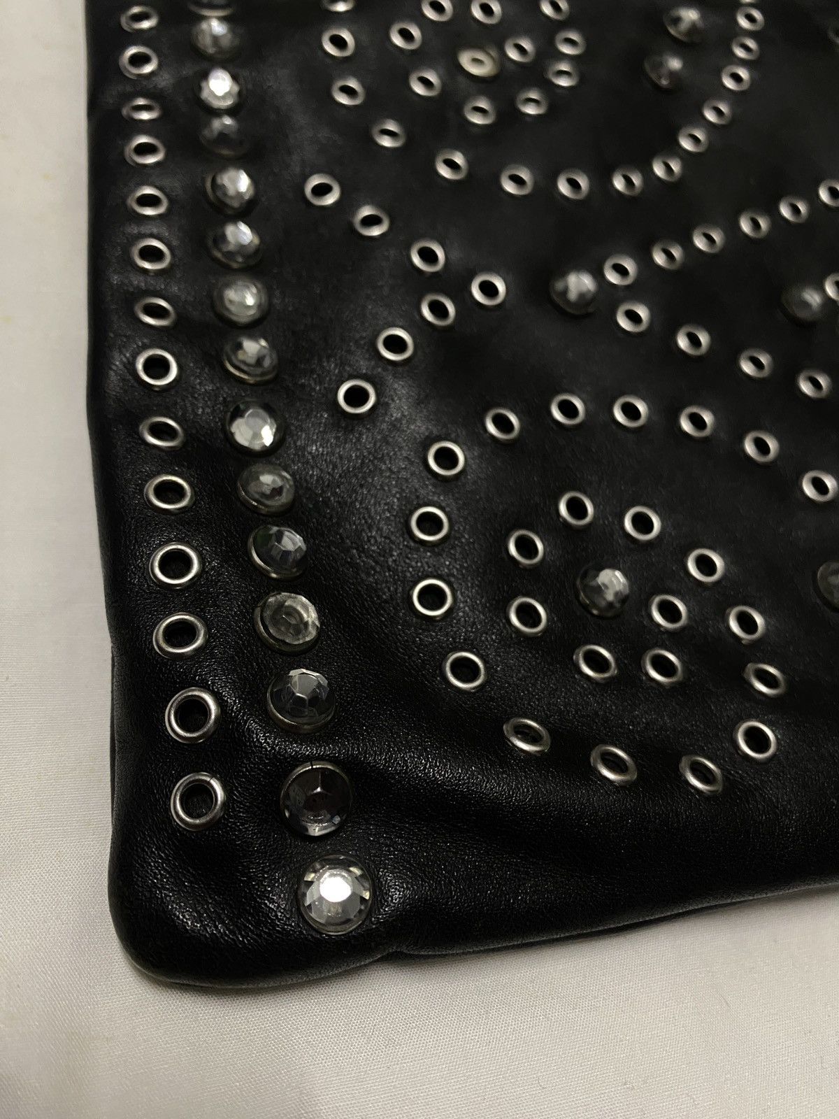 Prada Prada - Rhinestone Runway Piece - Calf Leather Clutch Bag Size ONE SIZE - 8 Thumbnail