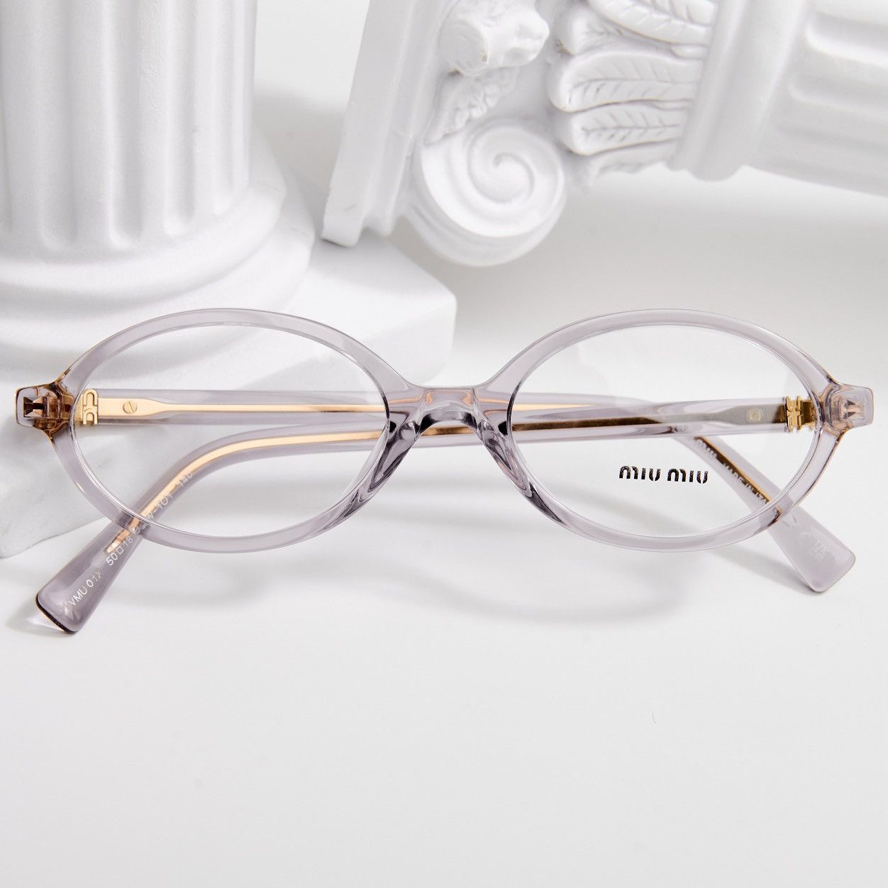Miu Miu MIU MIU 0MU 01XV 12W1O1 GLASSES Size ONE SIZE - 6 Thumbnail