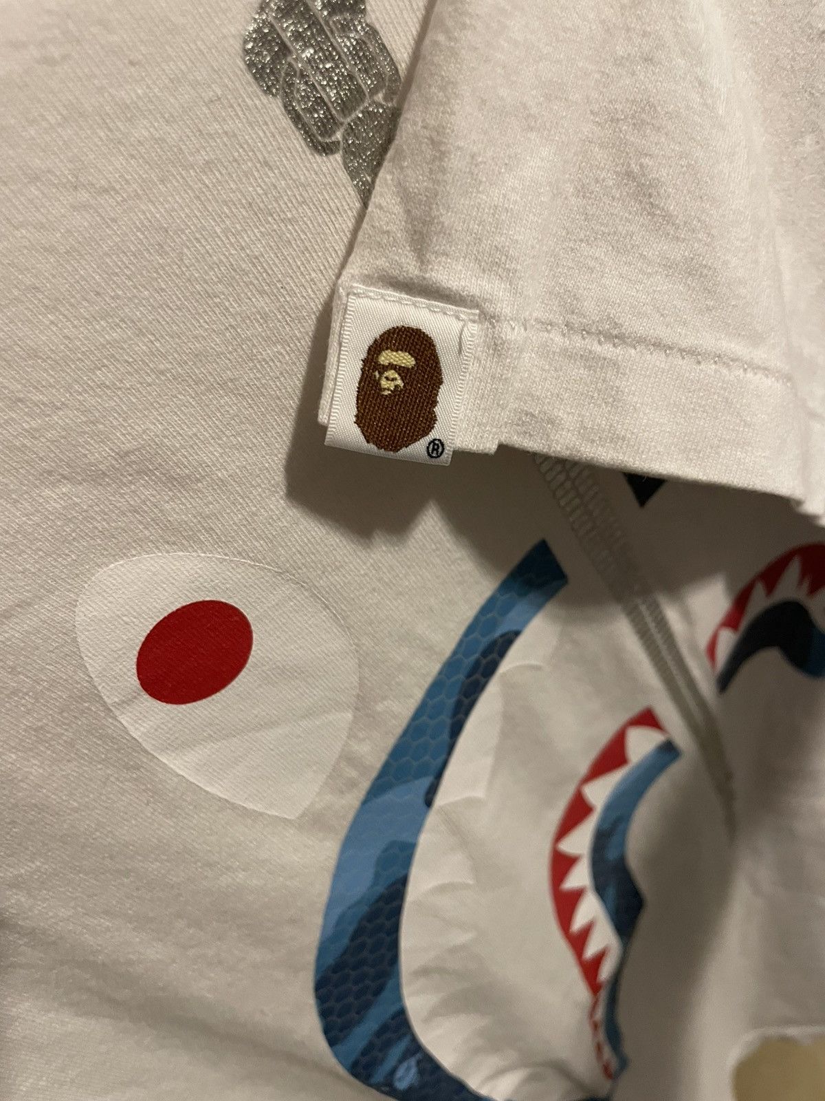 Bape Bape Shark shirt Size US XL / EU 56 / 4 - 3 Thumbnail