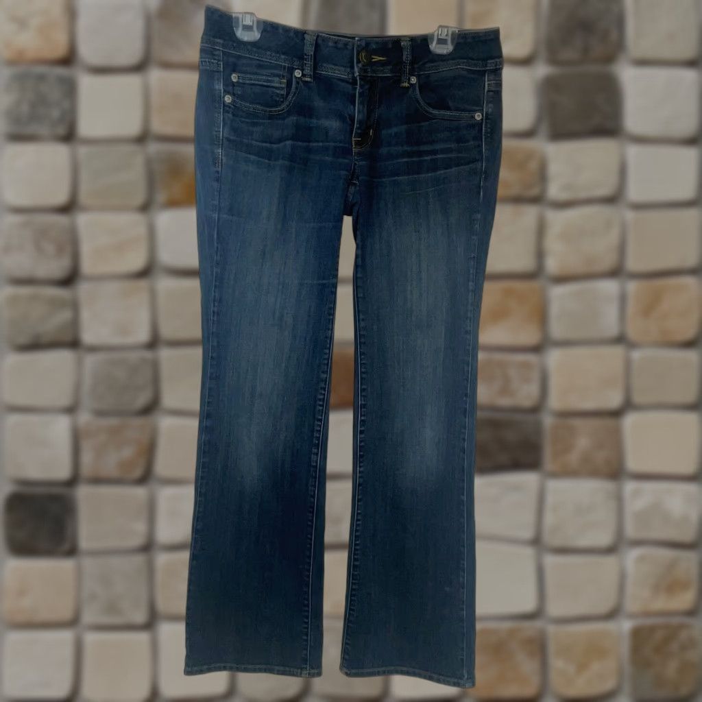 American Eagle Outfitters American Eagle Outfitters Jeans Women 8 Regular Bootcut Denim Blue Slim Boot Stretch 30x30 Size 30" / US 8 / IT 44 - 1 Thumbnail