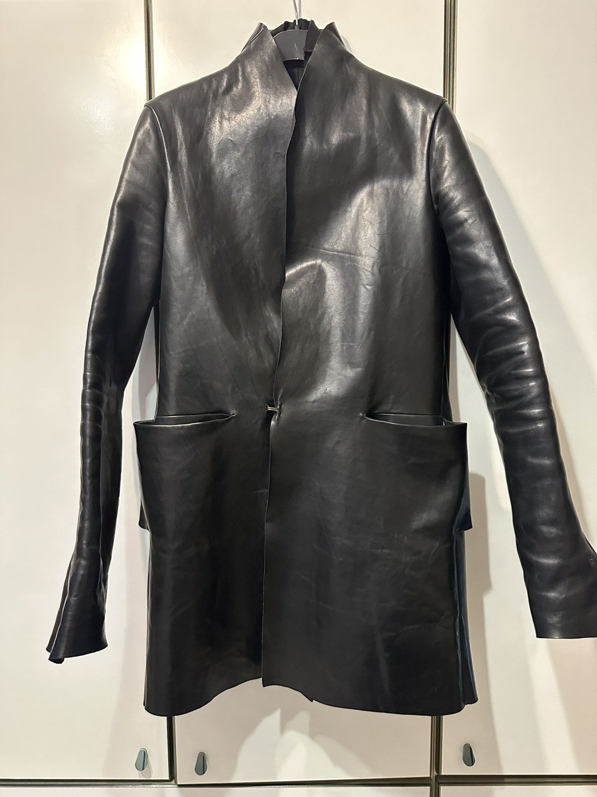 Ma+ Maurizio Amadei Leather Cashmere Jacket as new M size Size US S / EU 44-46 / 1 - 11 Thumbnail