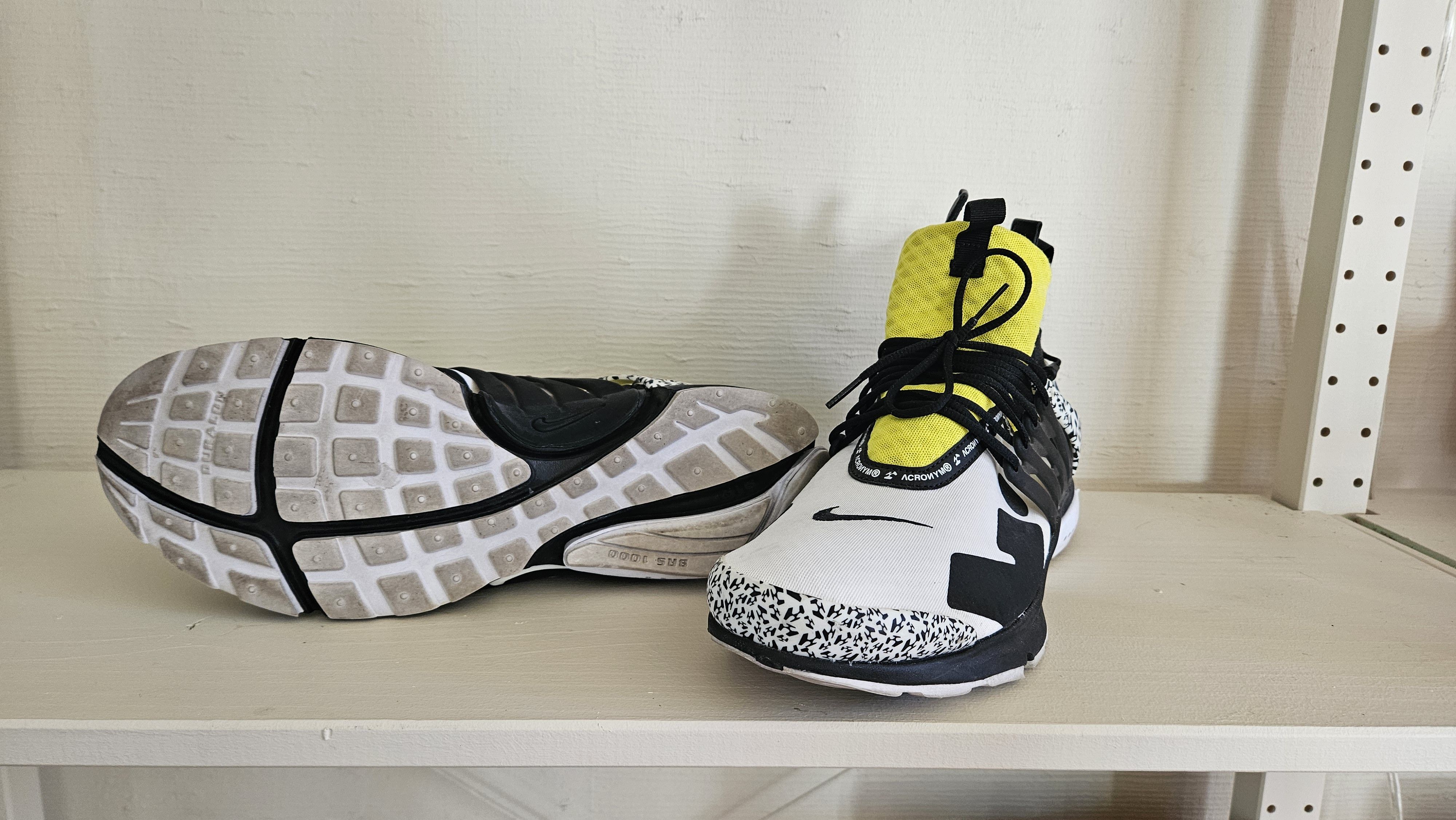 Acronym × Nike Nike Air Presto Mid Acronym Dynamic Yellow Size US 12 / EU 45 - 3 Thumbnail