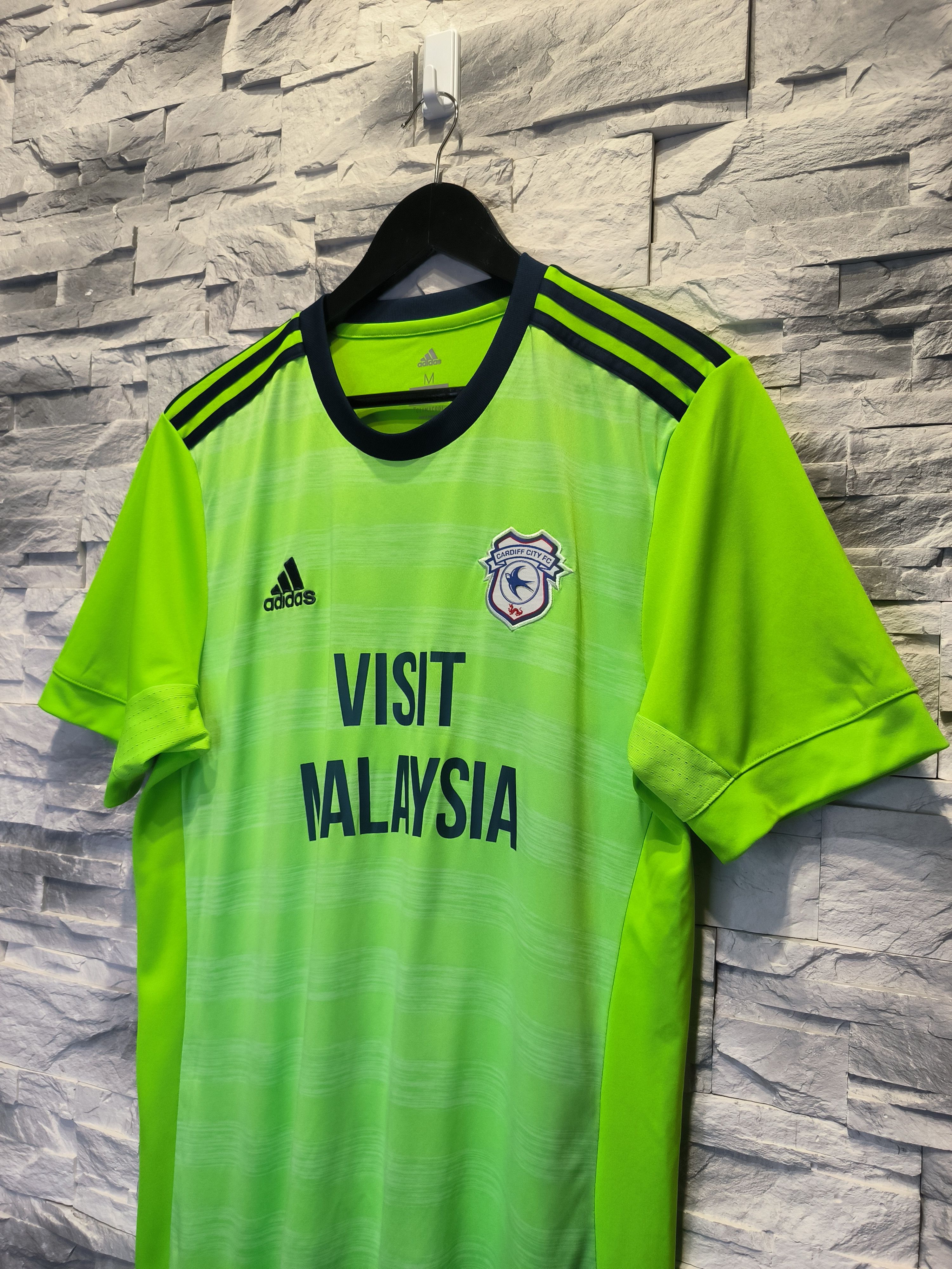 Adidas Adidas Cardiff City Soccer Jersey 2017/18 Away Shirt Size US S / EU 44-46 / 1 - 2 Thumbnail