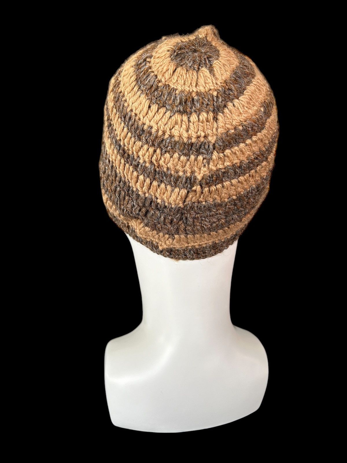 Japanese Brand × Kapital × Vintage Crochet Knitted handmade Beanie Hats ☠️☠️ Size ONE SIZE - 3 Thumbnail
