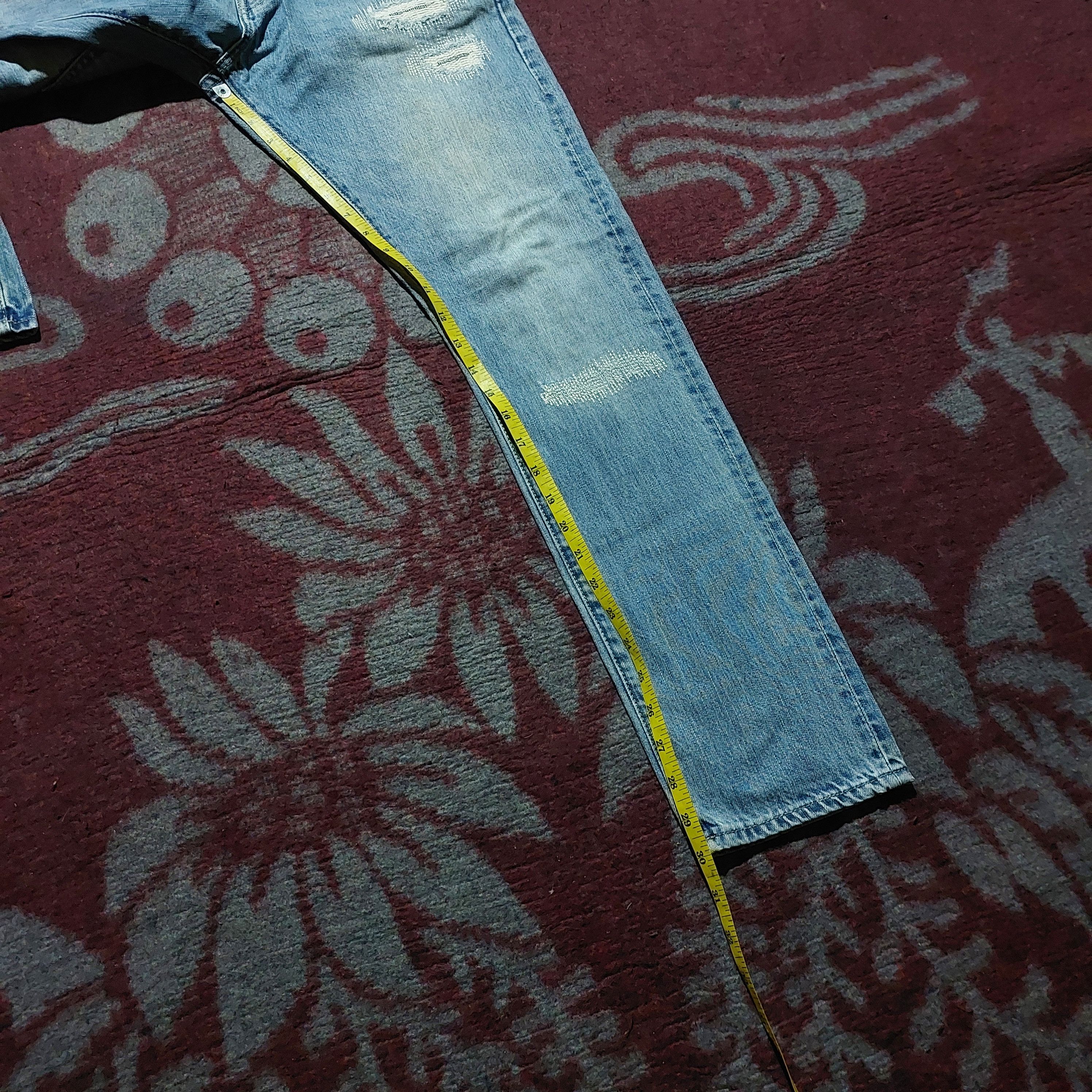 Neighborhood Vintage Izzue plus Neighborhood Distressed blue denim Size US 32 / EU 48 - 16 Thumbnail