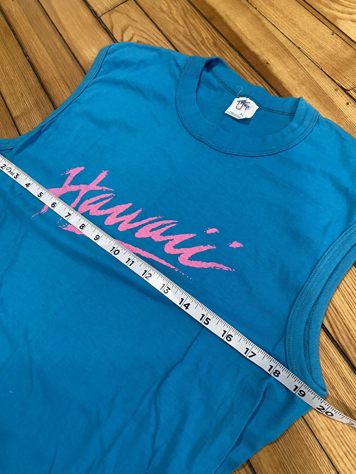 Vintage 1980s Hawaii muscle shirt Size US L / EU 52-54 / 3 - 4 Thumbnail