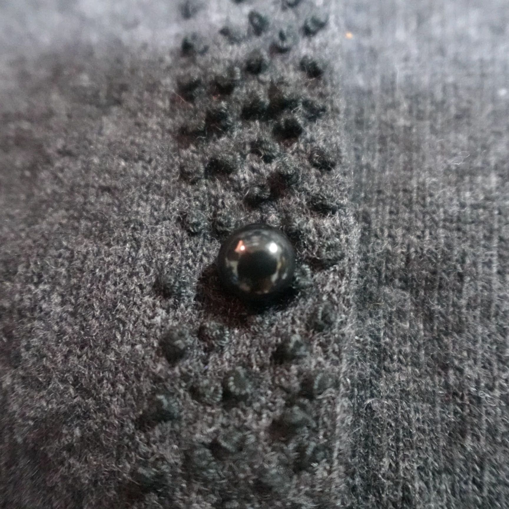 J.Crew J.Crew Womens Sweater Cardigan Gray Button-Up Textured Merino Blend S-Size Women Size S / US 4 / IT 40 - 2 Thumbnail