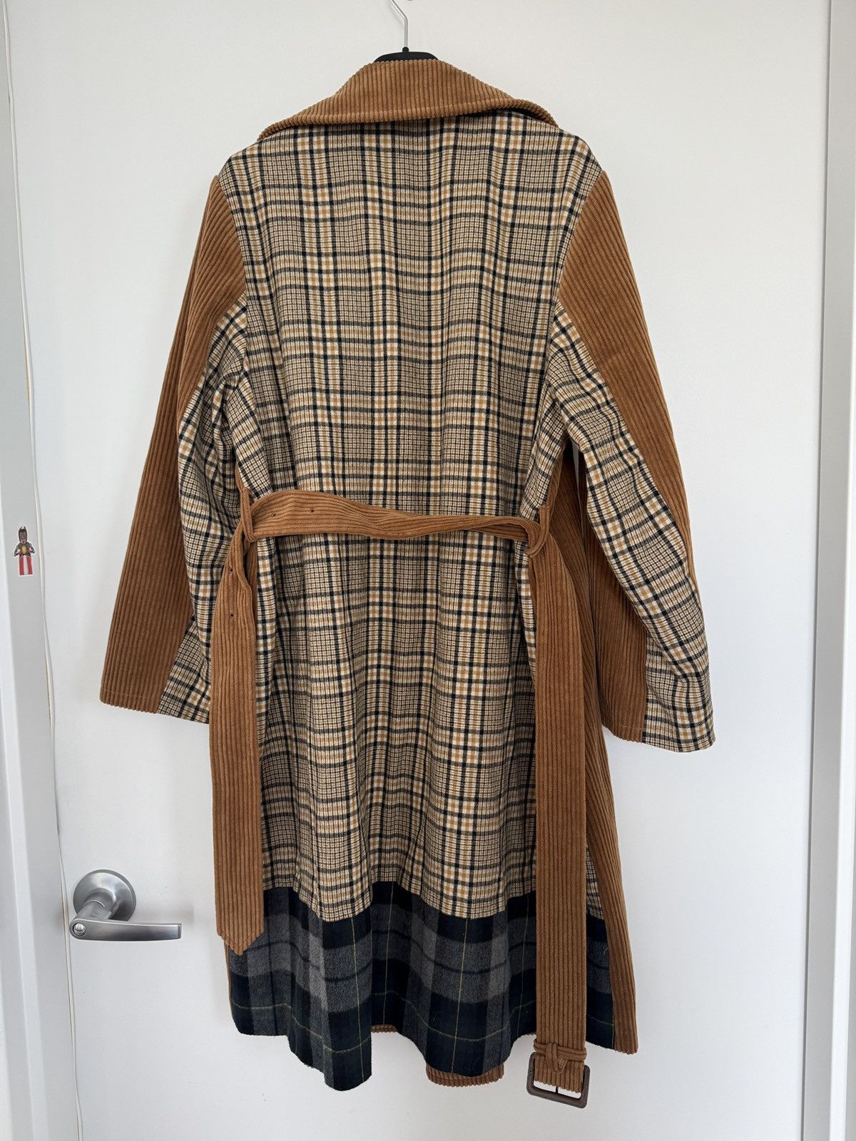 Undercover Sue Undercover Patchwork Belted Coat Size S / US 4 / IT 40 - 2 Thumbnail
