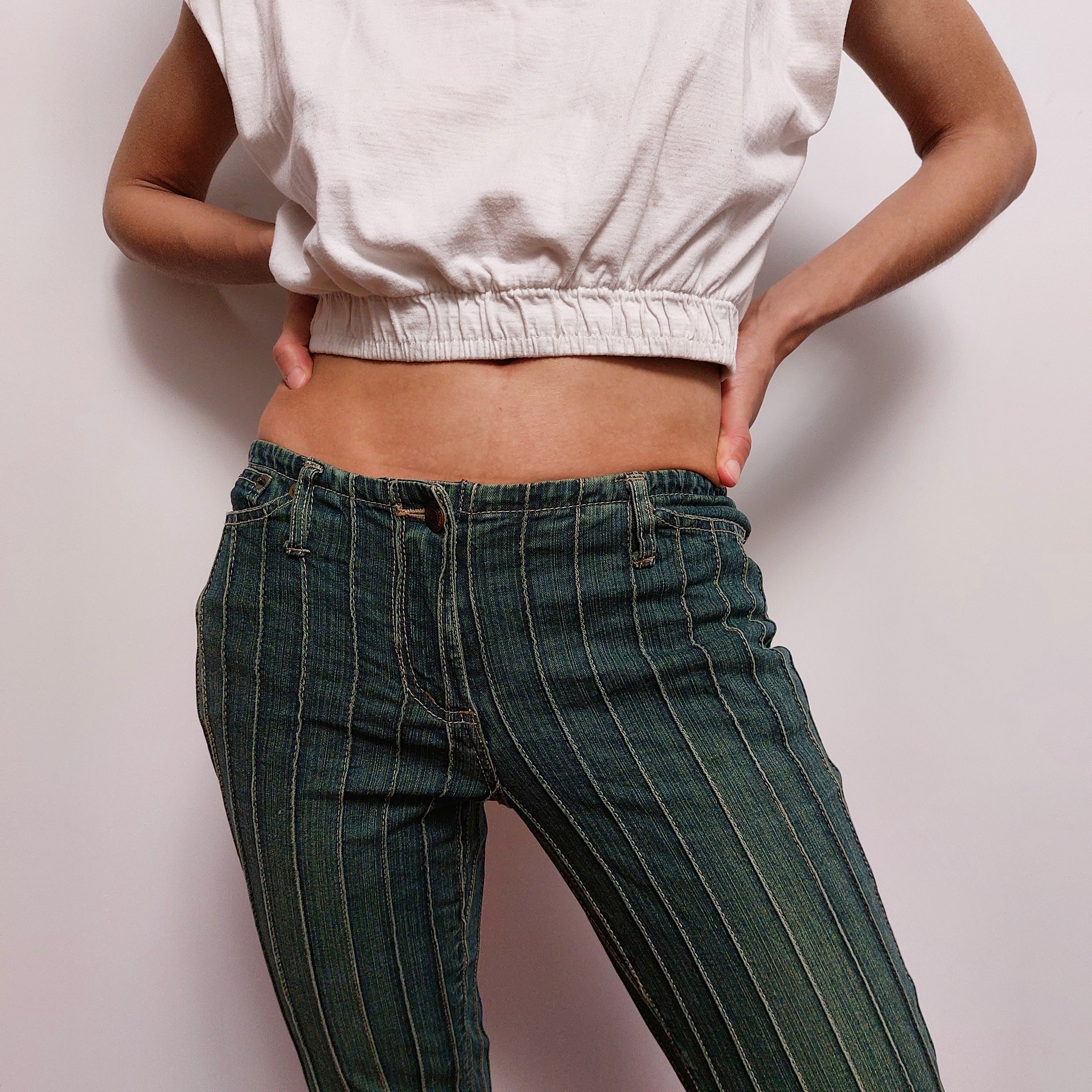 Vintage Vintage 90s y2k flared jeans Size 25" / US 0 / IT 36 - 4 Thumbnail