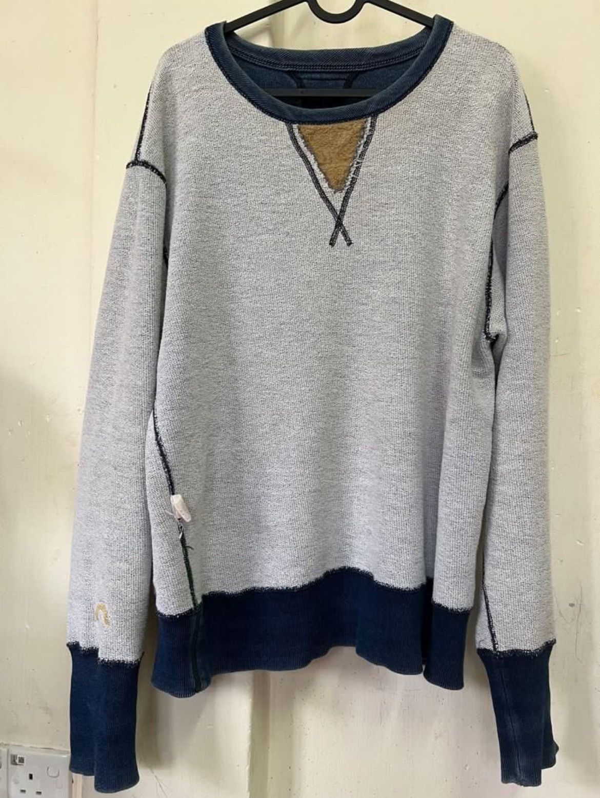 Evisu × Vintage Vintage Sweater sweatshirts Denim Evisu Lot 1167 Japan Size US M / EU 48-50 / 2 - 4 Thumbnail