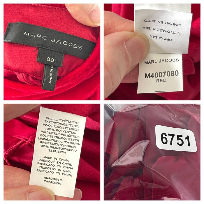 Marc Jacobs Marc Jacobs Velvet Mock Neck Blouson Mini Dress Size