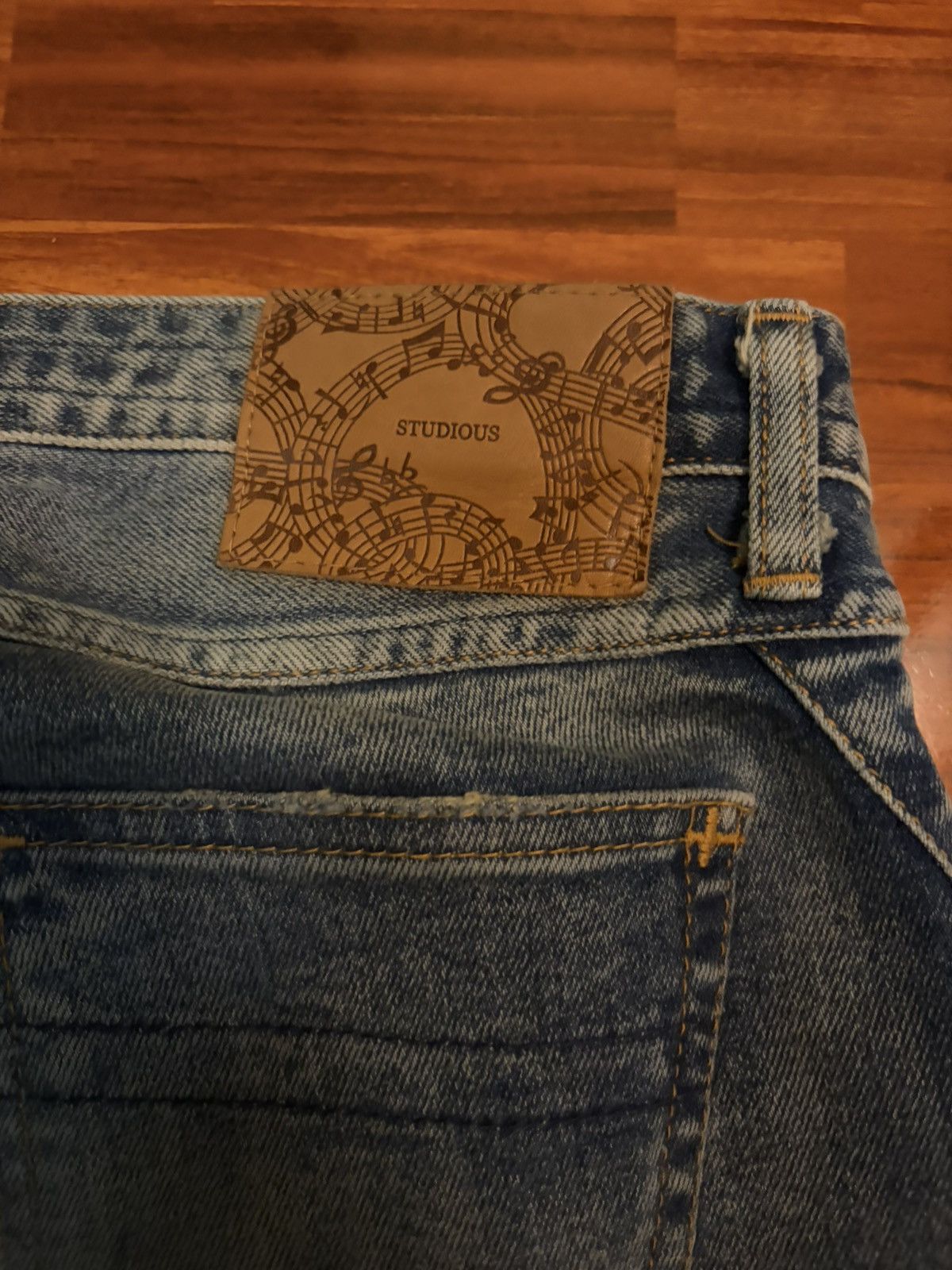 Number (N)ine Number (N)ine x STUDIOUS jeans Size US 26 / EU 42 - 5 Thumbnail