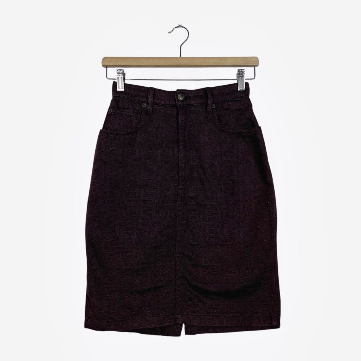 Fendi Vintage Fendi Zucca Skirt Size 27" / US 4 / IT 40 - 1 Thumbnail