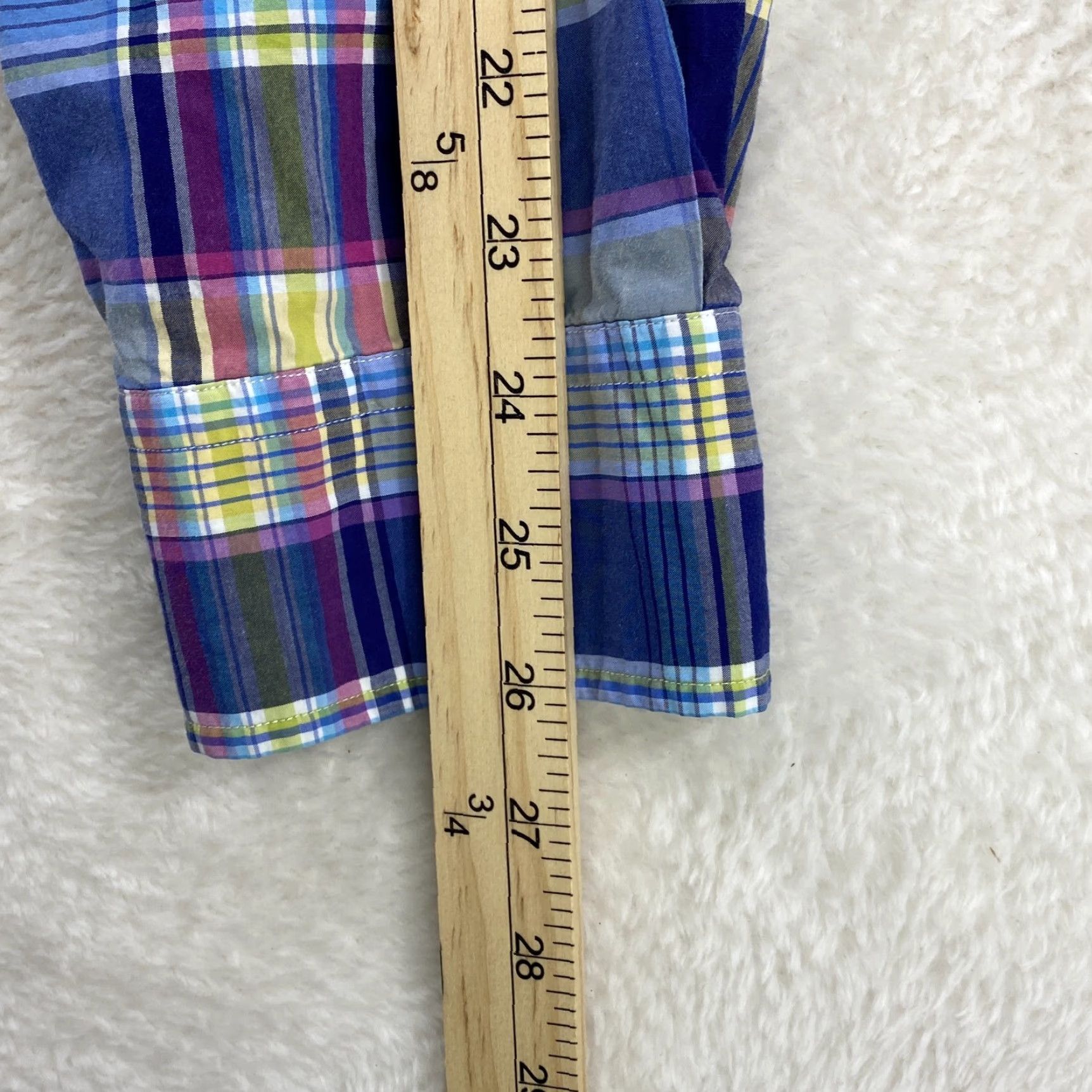 Polo Ralph Lauren Polo Ralph Lauren Long Sleeve Button Up Striped Plaid Shirt Mens XXL Polo Pony Size US XXL / EU 58 / 5 - 4 Thumbnail