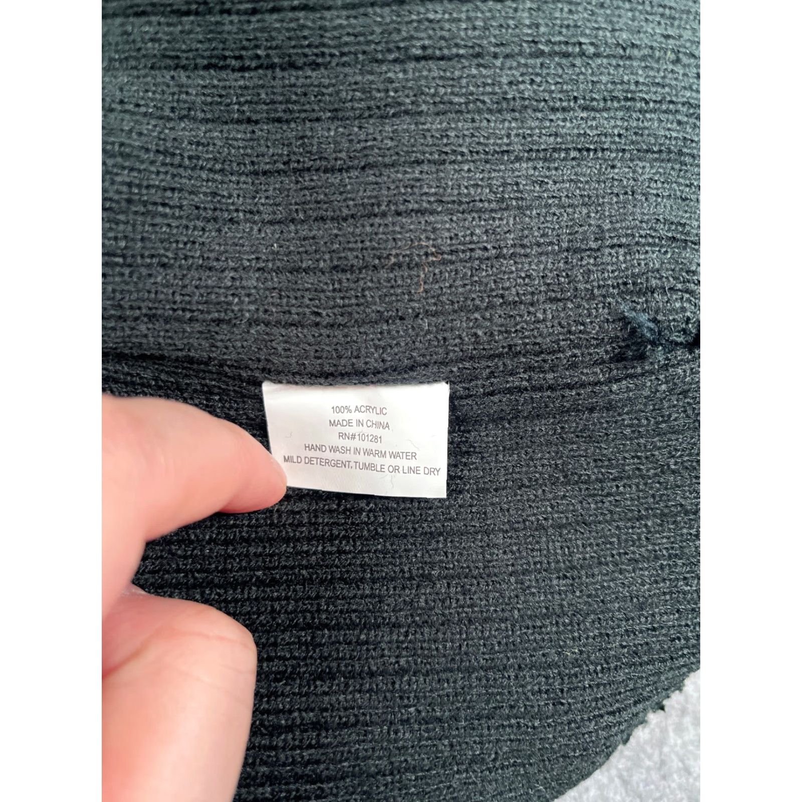 Vintage VINTAGE not? (Wait) The CK Group Beanie Adult One Size Black Ribbed Knit Acrylic Winterwear Ski NEW Size ONE SIZE - 6 Thumbnail