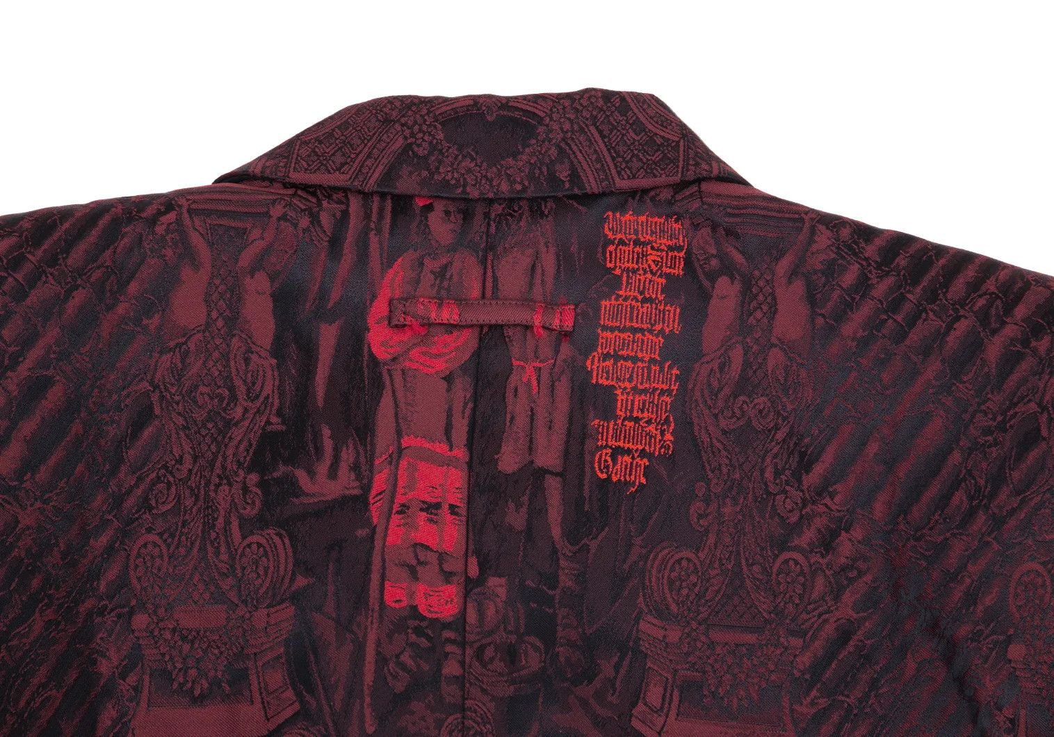 Jean Paul Gaultier Jacquard Magnet Button Jacket in Red Size 48 Size US M / EU 48-50 / 2 - 15 Thumbnail