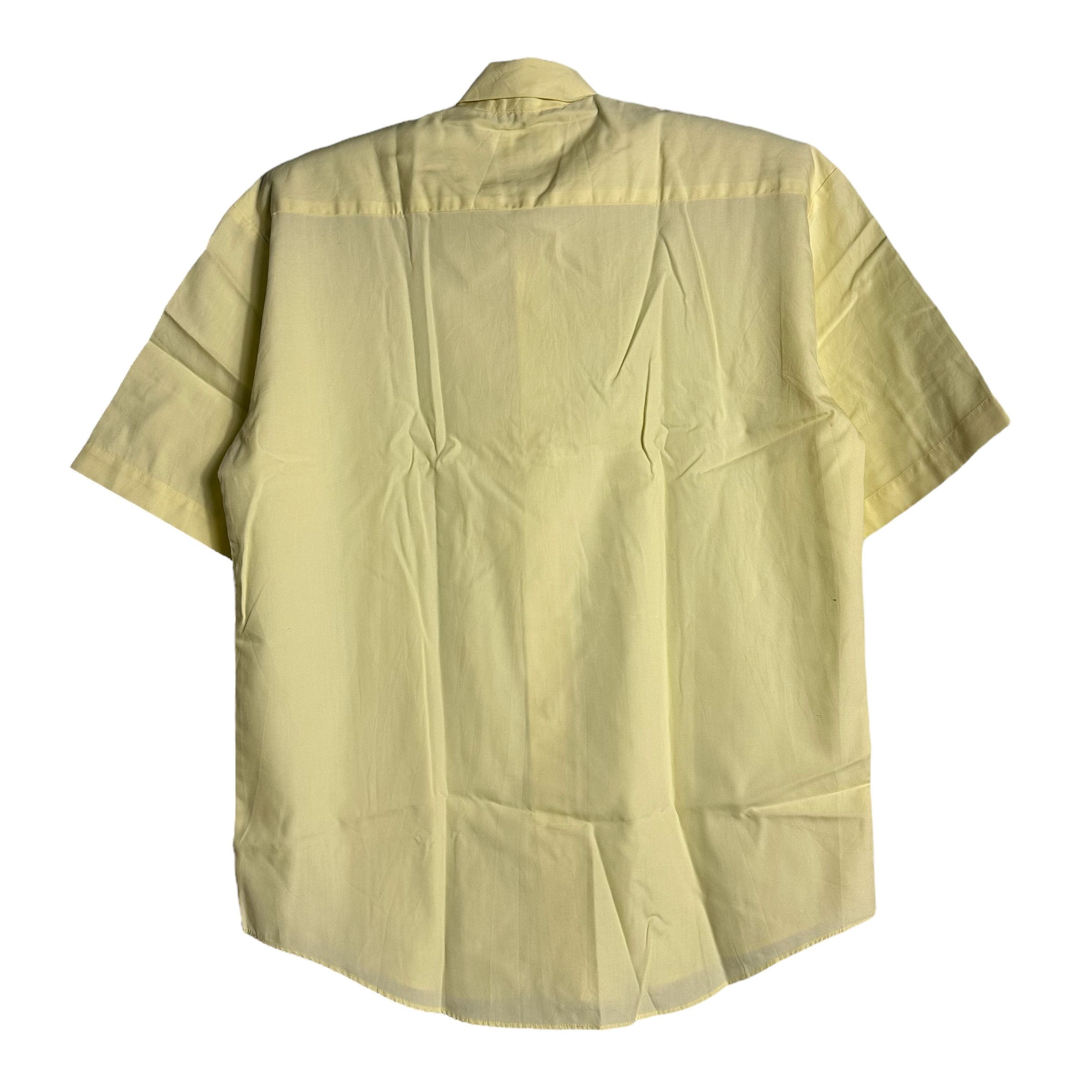 Issey Miyake × Japanese Brand × Vintage 🔥RARE🔥Vintage Issey Miyake Short Sleeve Plain Shirt Size US M / EU 48-50 / 2 - 2 Thumbnail