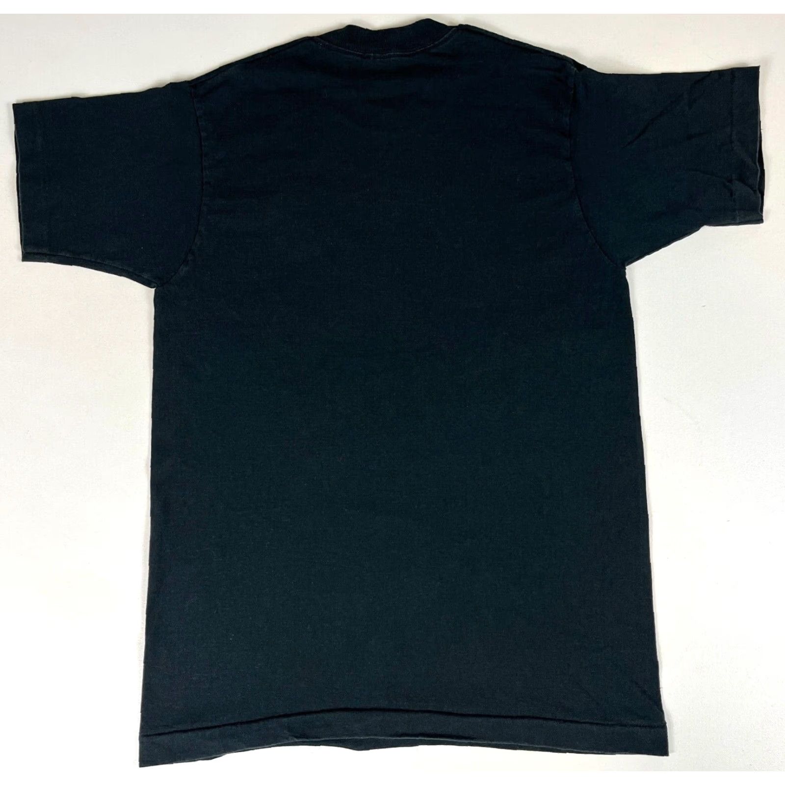 Fruit Of The Loom Vintage Fruit of the Loom T-Shirt Embroidered Made in USA Sz M Black 90s Taos New Mexico Cotton Short Sleeve Crew Neck Unisex Adults Logo Moon? Size US M / EU 48-50 / 2 - 2 Thumbnail