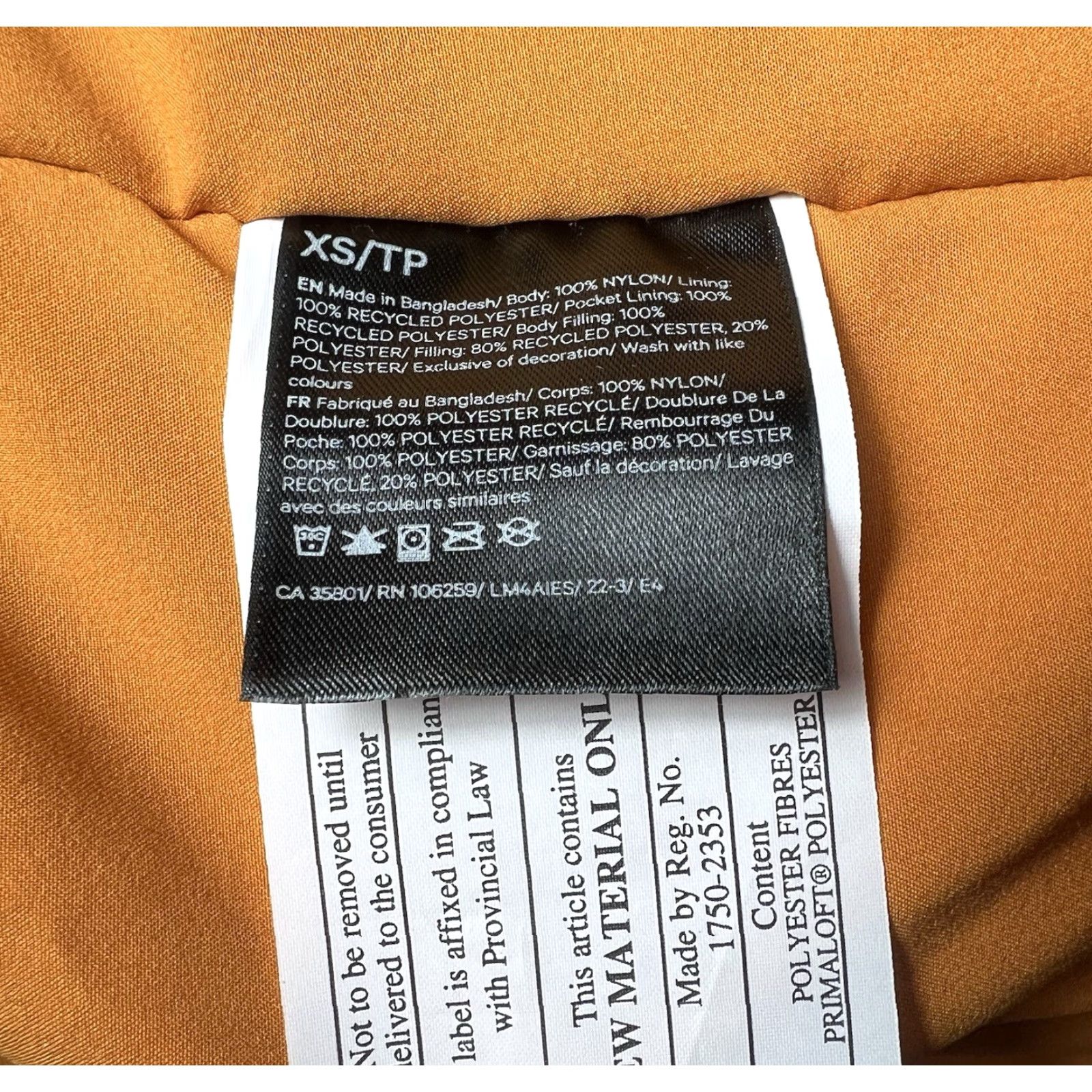 Lululemon Lululemon Insulated Vest Men XS Orange Hiking Practical Outdoor Size XS Vest Insulated Size US XS / EU 42 / 0 - 7 Thumbnail