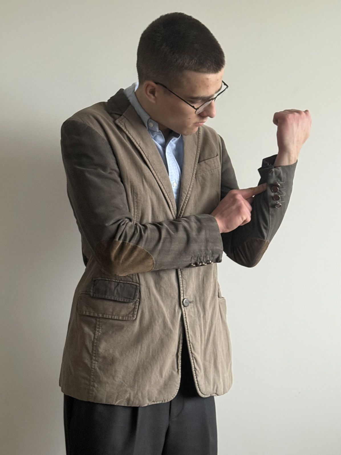 Dolce & Gabbana Vintage Dolce & Gabbana Patchwork Avant-Garde Men’s Blazer Size 48R - 8 Thumbnail
