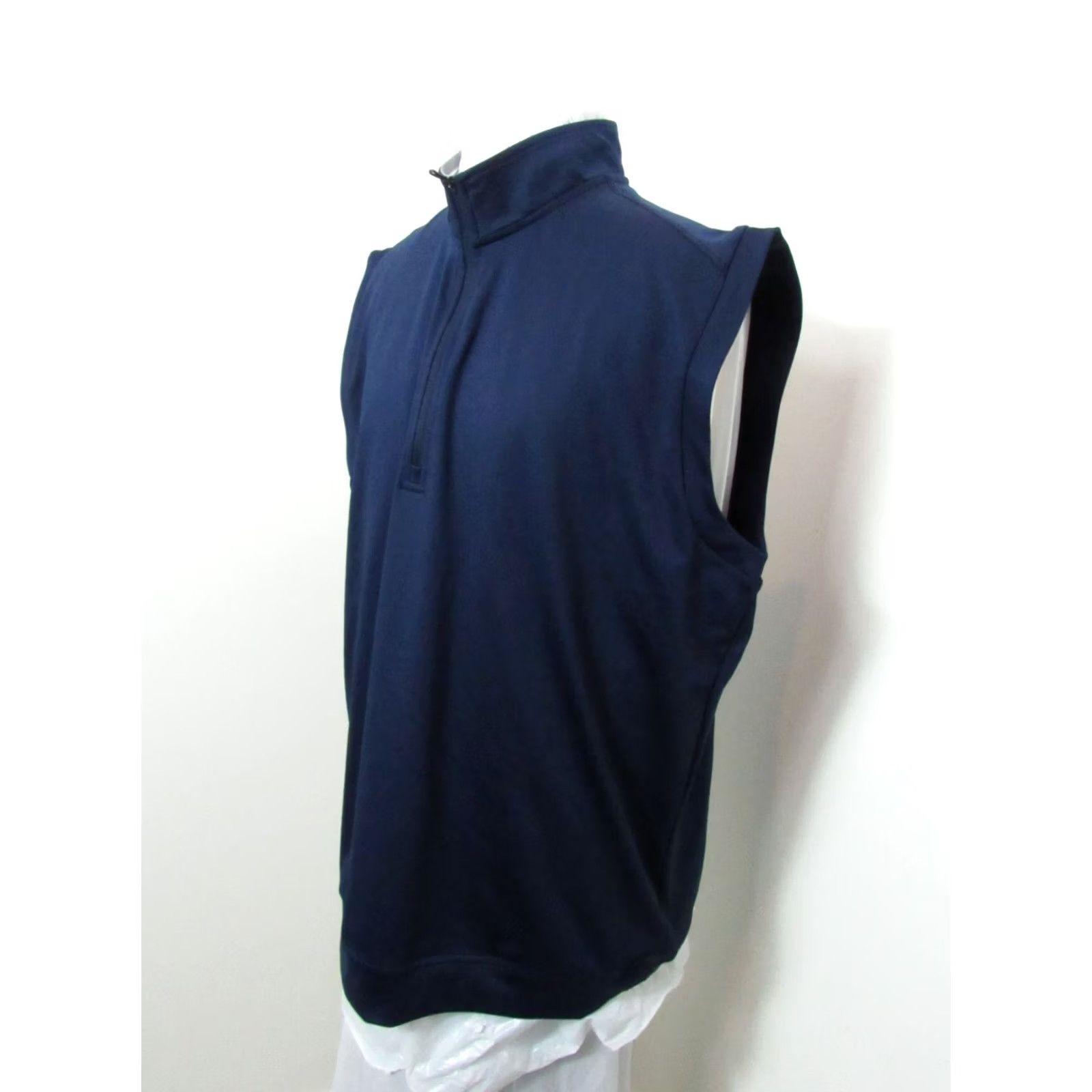 Adidas Adidas Golf Vest Men XL Navy 1/4 Zip Sleeveless Pullover Logo Golfer Size US XL / EU 56 / 4 - 3 Thumbnail