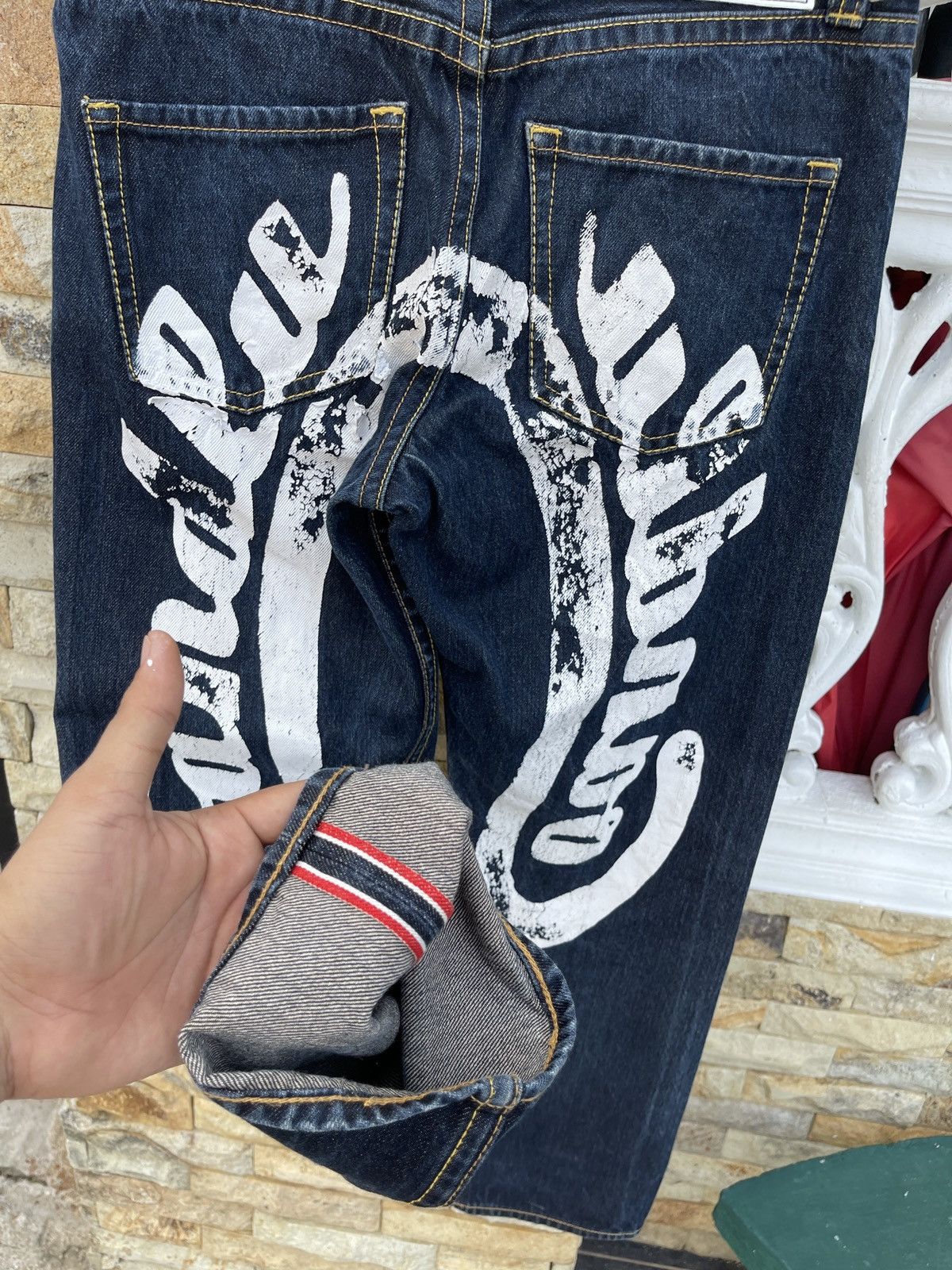 Hysteric Glamour RaRe‼️Vintage’90s🔥Co&Lu🔥Daicock Selvedge Denim Jeans Size US 32 / EU 48 - 3 Thumbnail