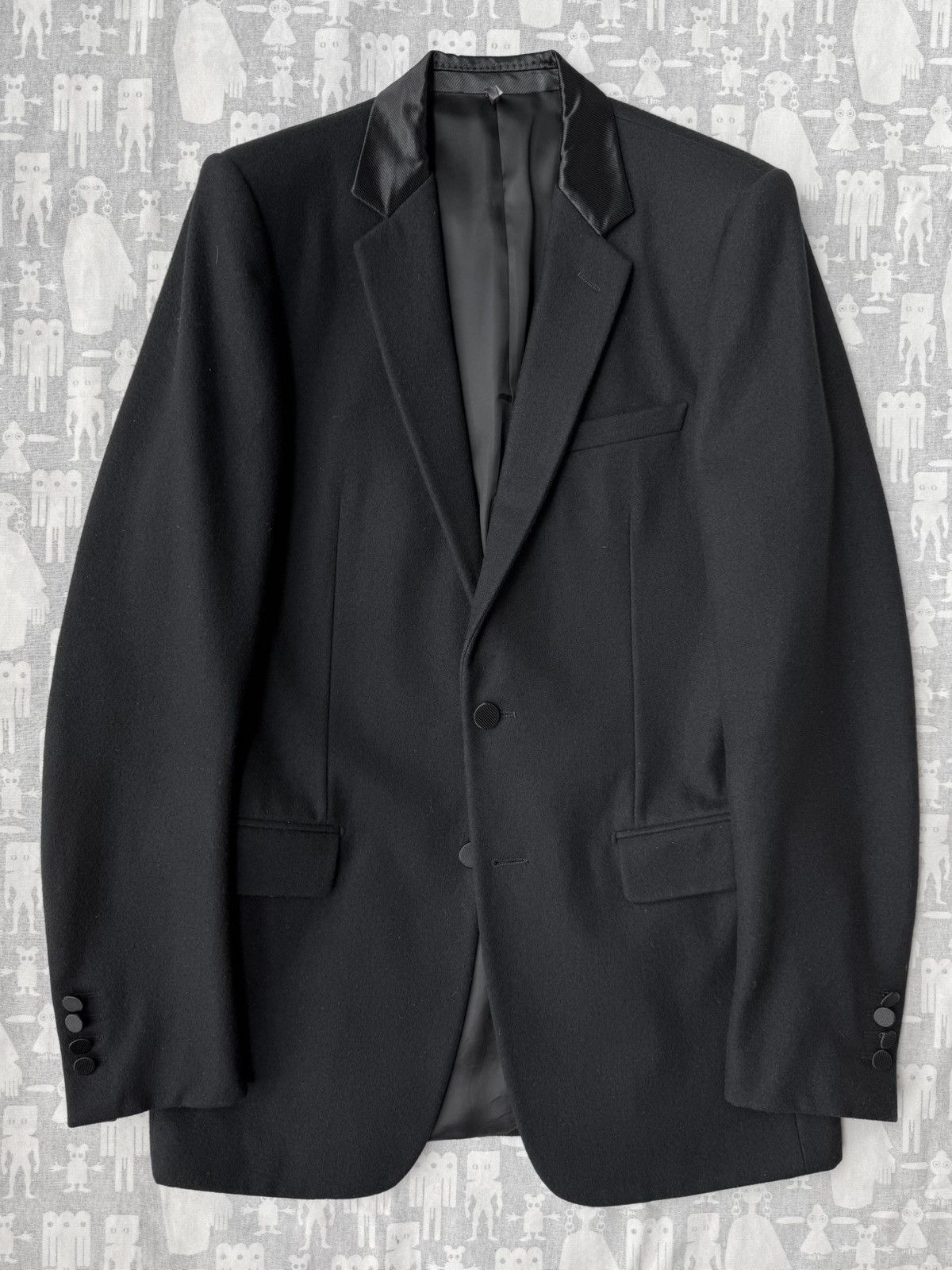 Dior Dior Homme AW06 “These Grey Days” Smoking Tuxedo Jacket | Grailed