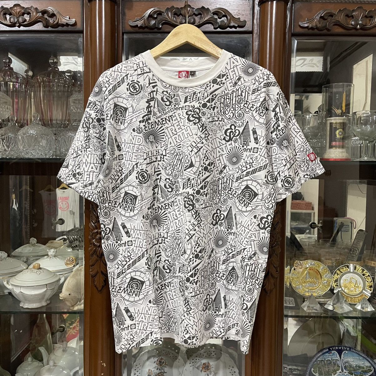 Element Very rare element skateboard all over print logo tee Size US L / EU 52-54 / 3 - 1 Thumbnail