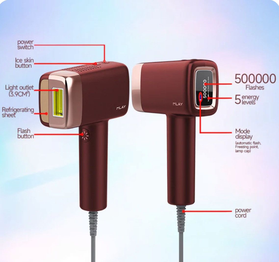 Other MLAY T14 Home Use IPL Laser EpilatorWith Replaceable Head Size ONE SIZE - 7 Thumbnail