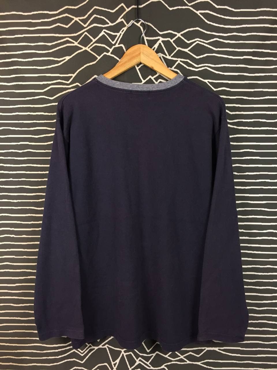Vintage Vtg 90s Bad Boy Skate MMA Aesthetic V-Neck Long Sleeve Tee Size US L / EU 52-54 / 3 - 5 Thumbnail