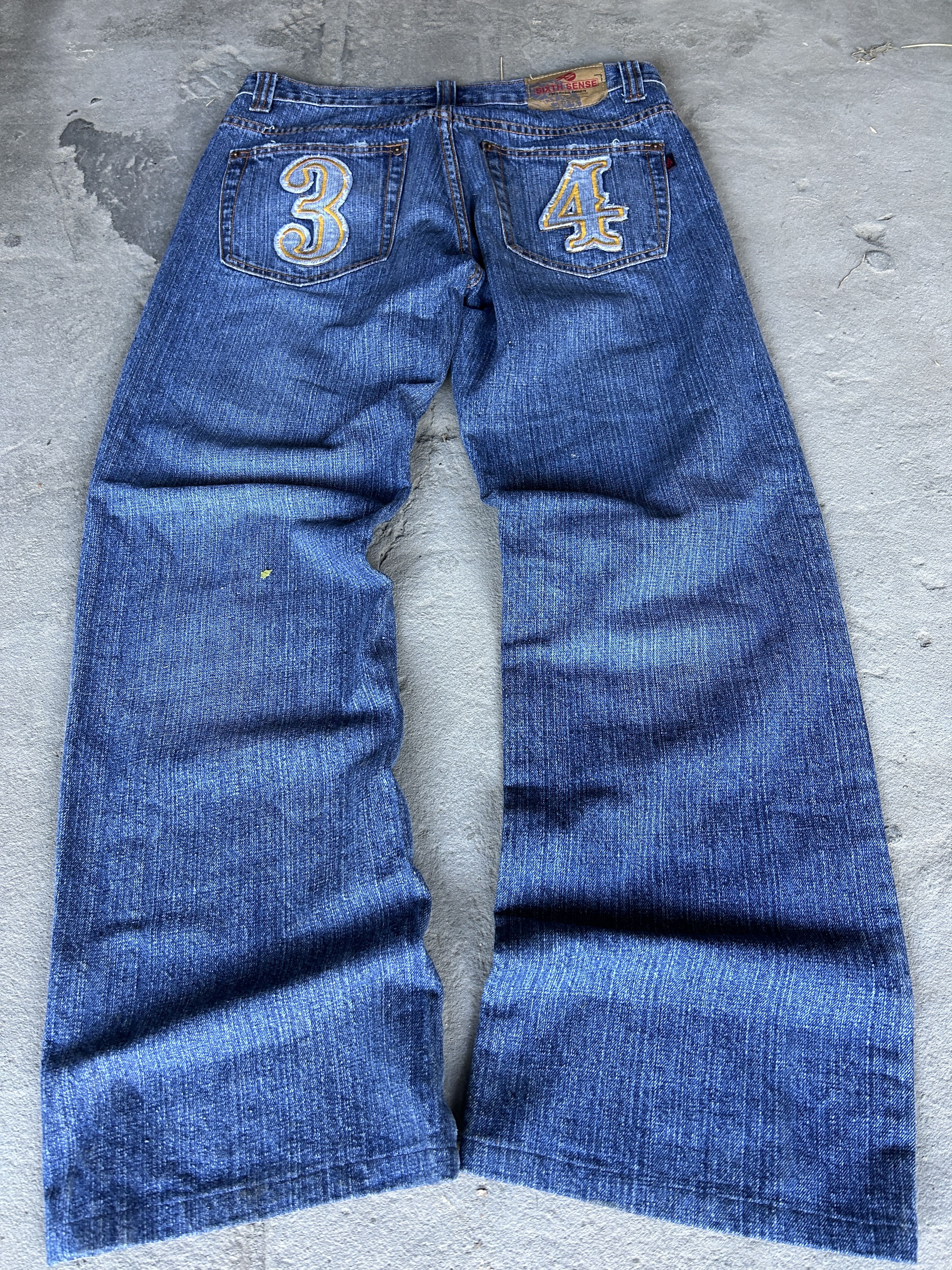 CRAZY JNCO STYLE RAP SK8 BAGGY RAVE JEANS