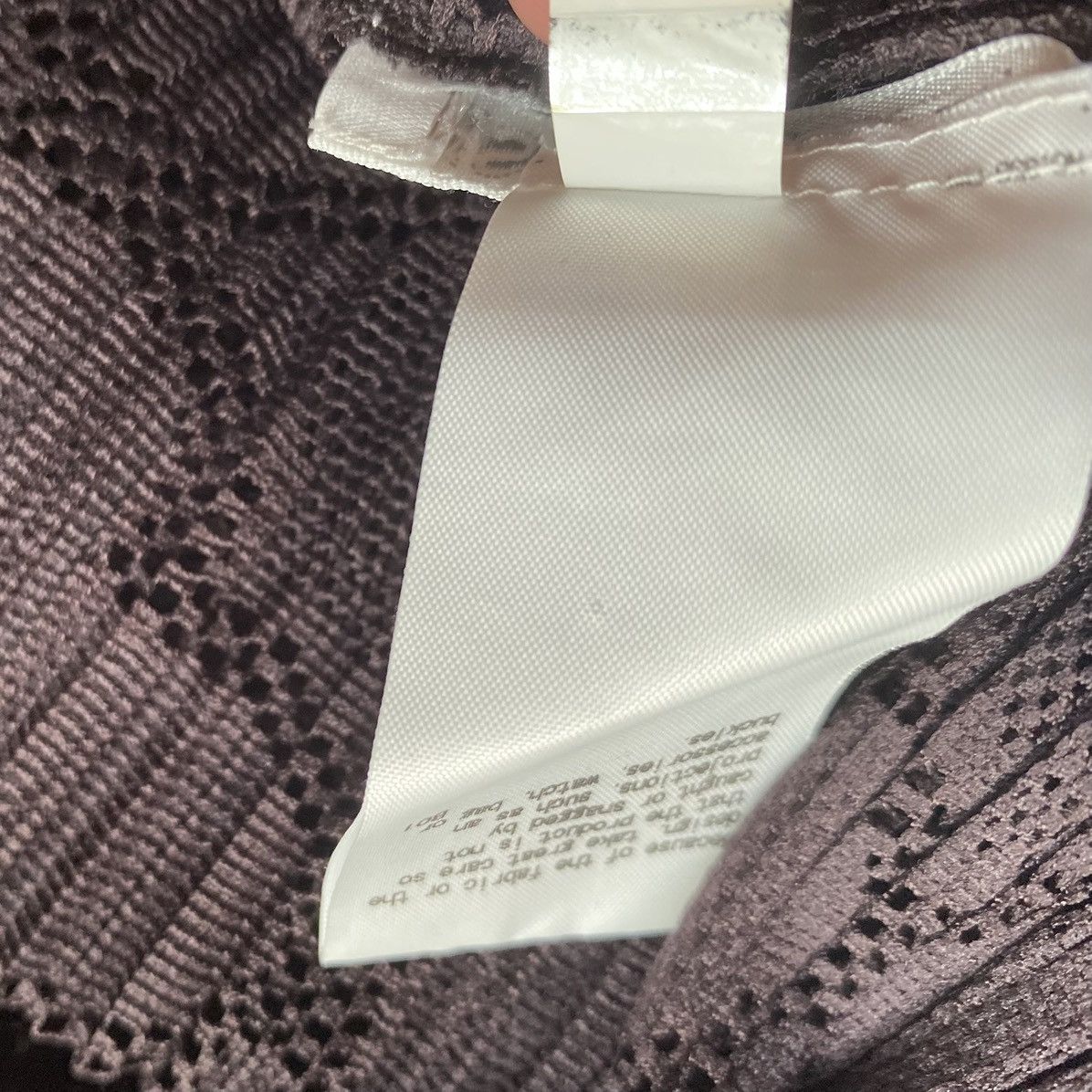 Issey Miyake Perforated Pleated Dress Size L / US 10 / IT 46 - 7 Thumbnail