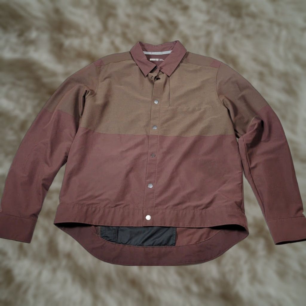 Vintage REI Co-op Mens Shirt Jacket Nylon Blend Size M Brown/Maroon Snap Front Size US M / EU 48-50 / 2 - 1 Thumbnail